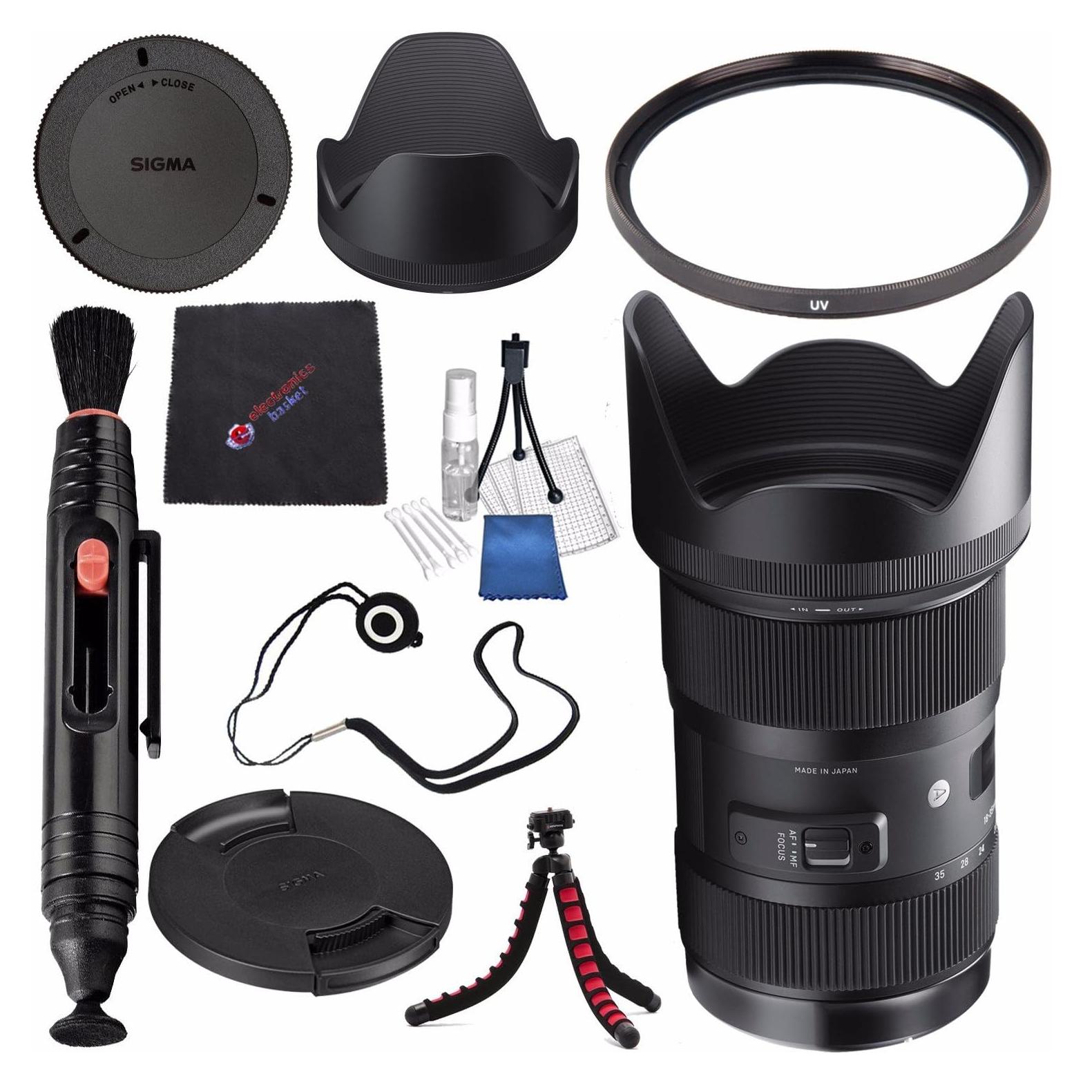 Lente Sigma 18-35mm f/1.8 DC HSM Art para Canon + Kit de Limpieza