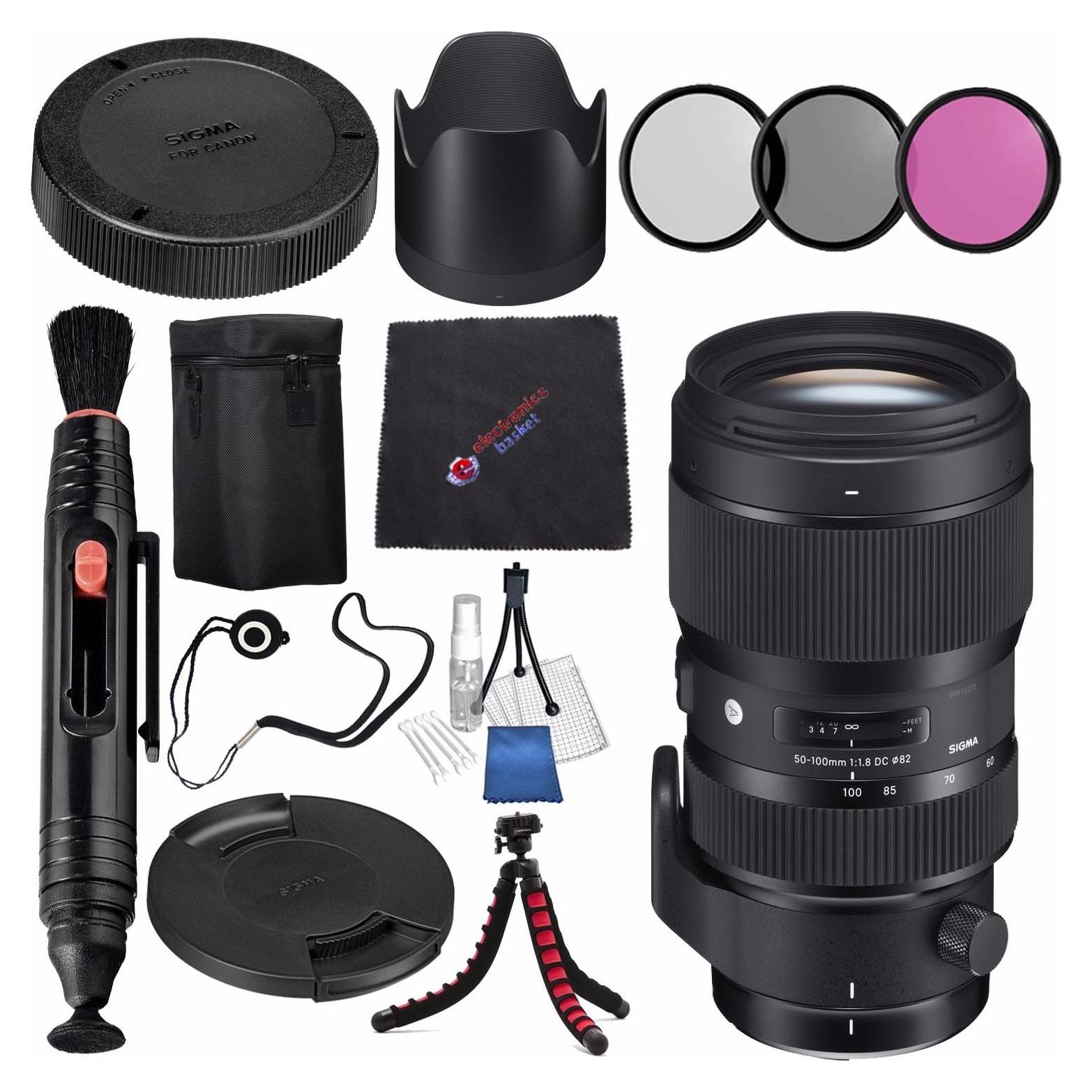 Lente Sigma 50-100mm f/1.8 DC HSM Art para Nikon F + Kit Accesorios