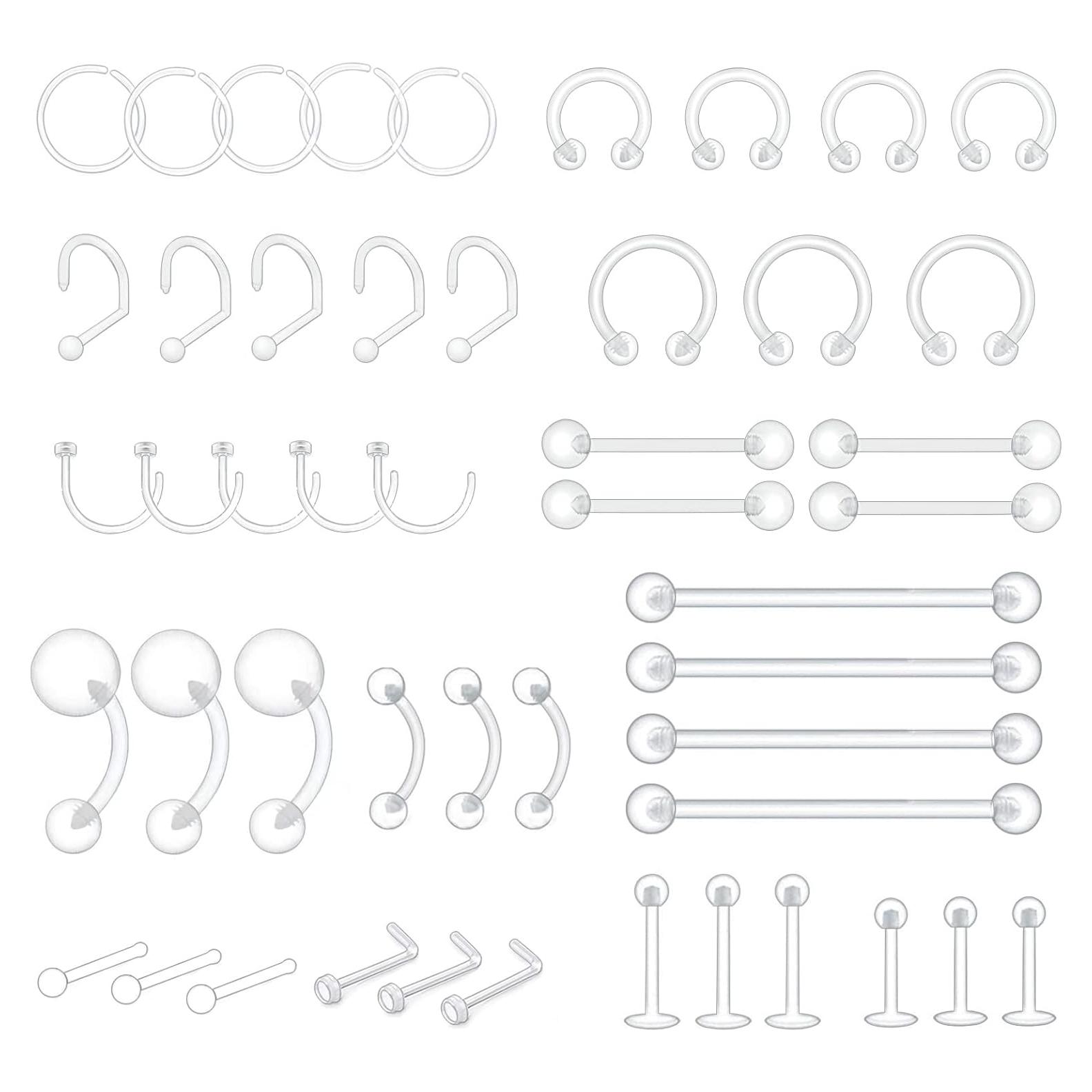 48 Retenedores de Perforación Bioflex Transparentes Multiusos