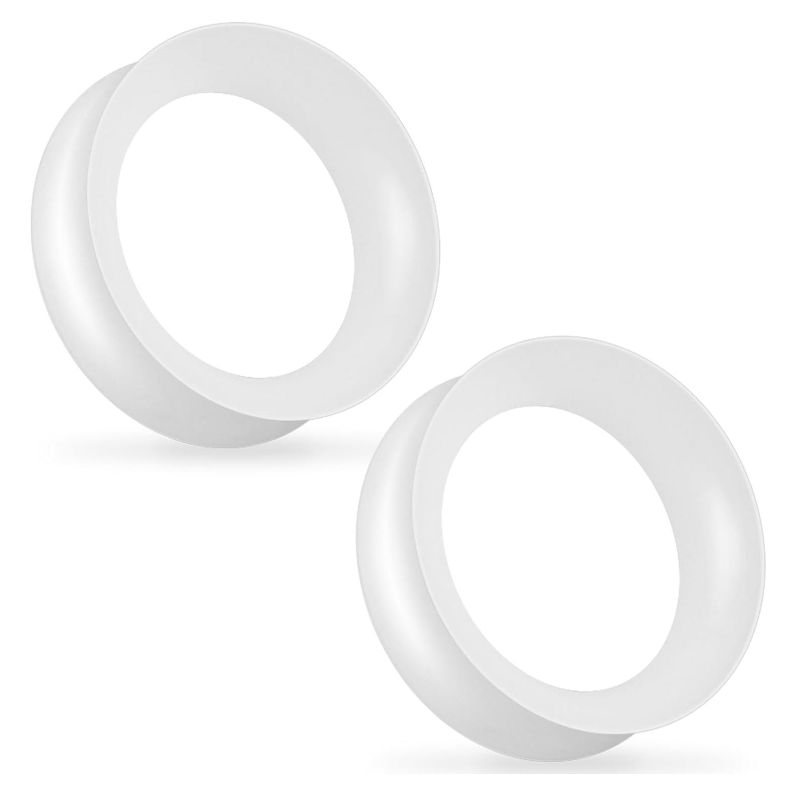 Tapones de Silicona Transparente Pexveiuu 22mm para Orejas