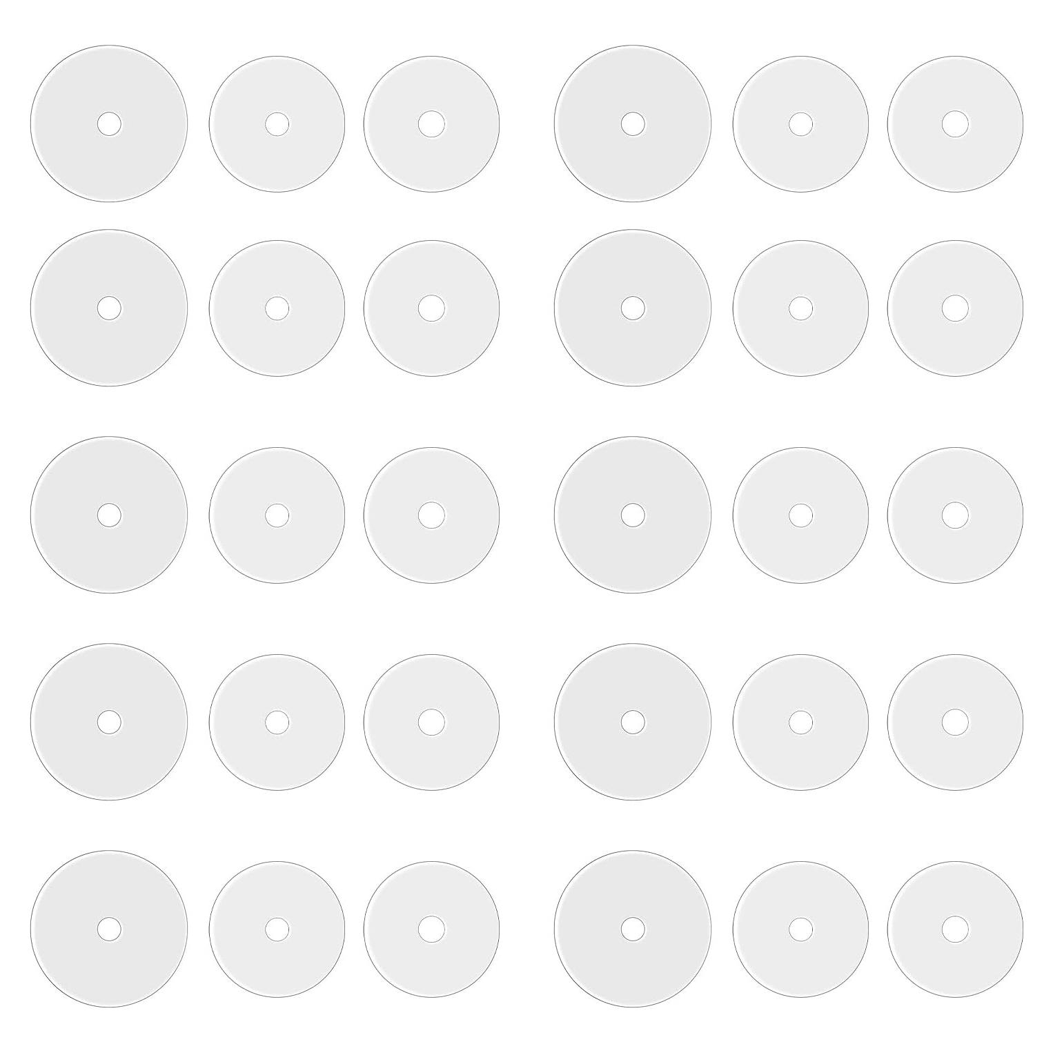 Discos Transparentes de Silicona Styquenzer para Piercing 30Pcs