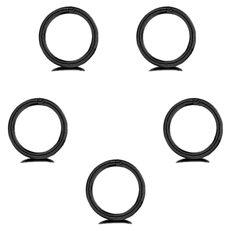 Pendientes de Aro Hipoalergénicos Acero Inoxidable 5Pcs 16G 18G