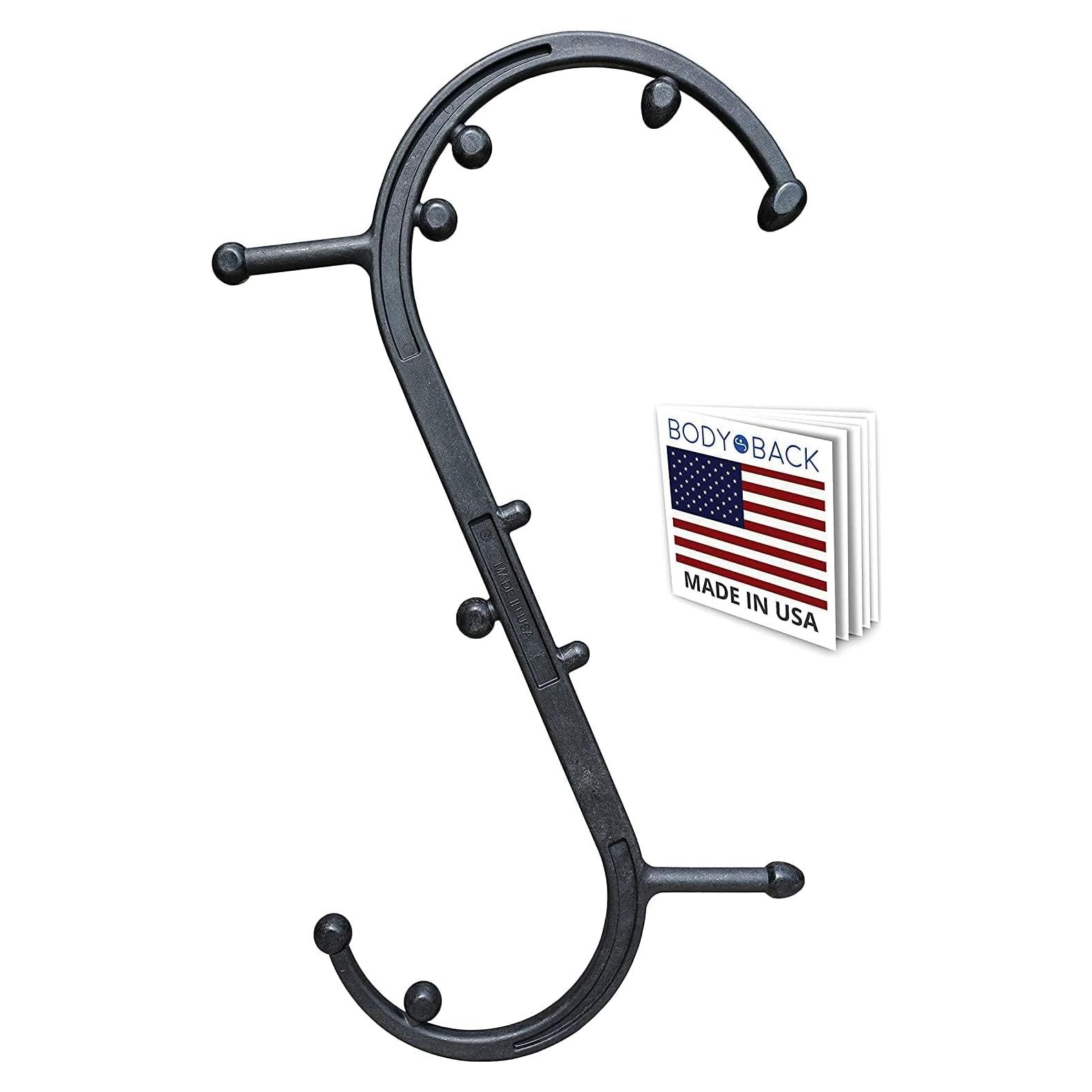 Cane de Masaje Manual Body Back Buddy Clásico Negro - Alivio Dolor