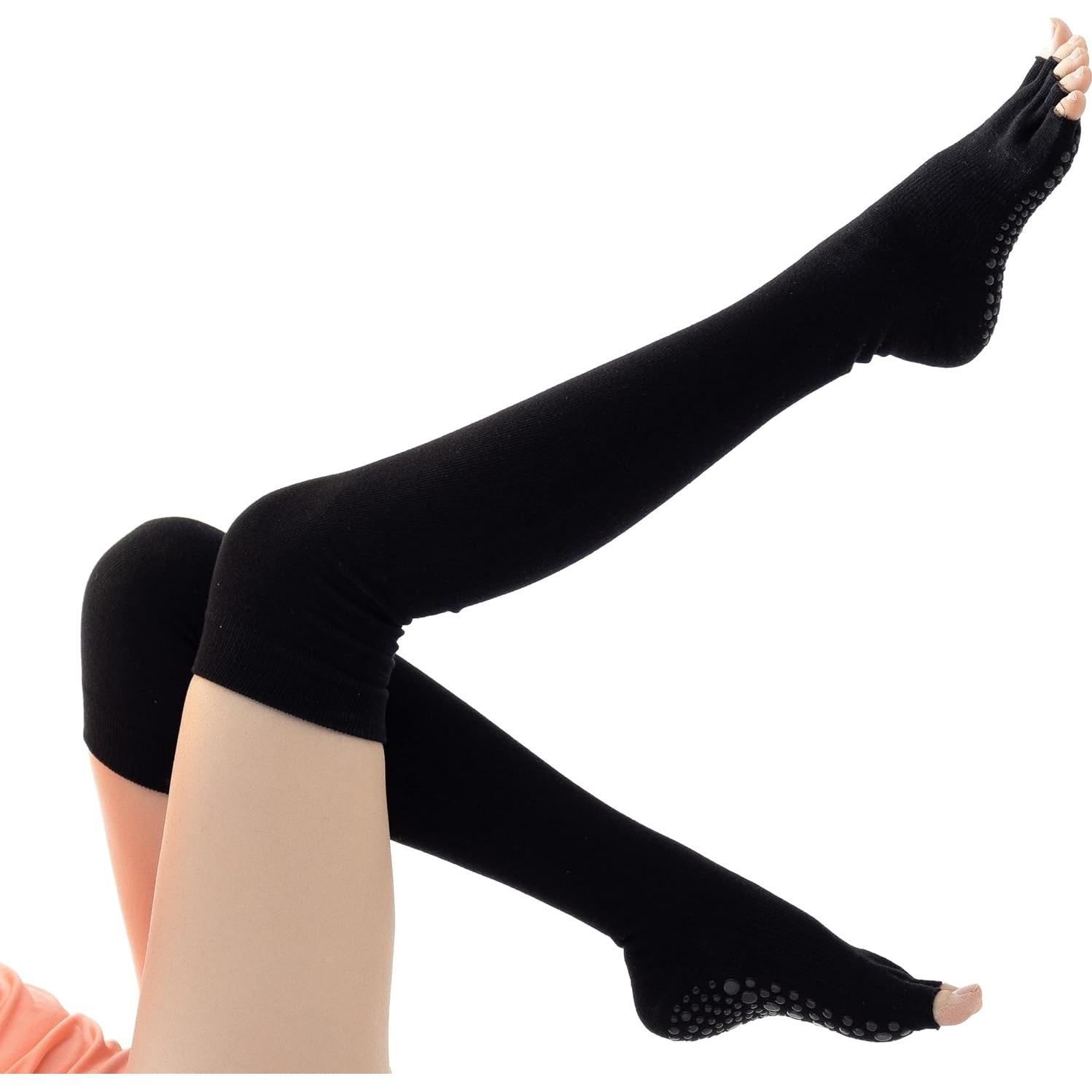 Calcetines de Yoga Antideslizantes Verdancy para Mujeres - Sin Dedos