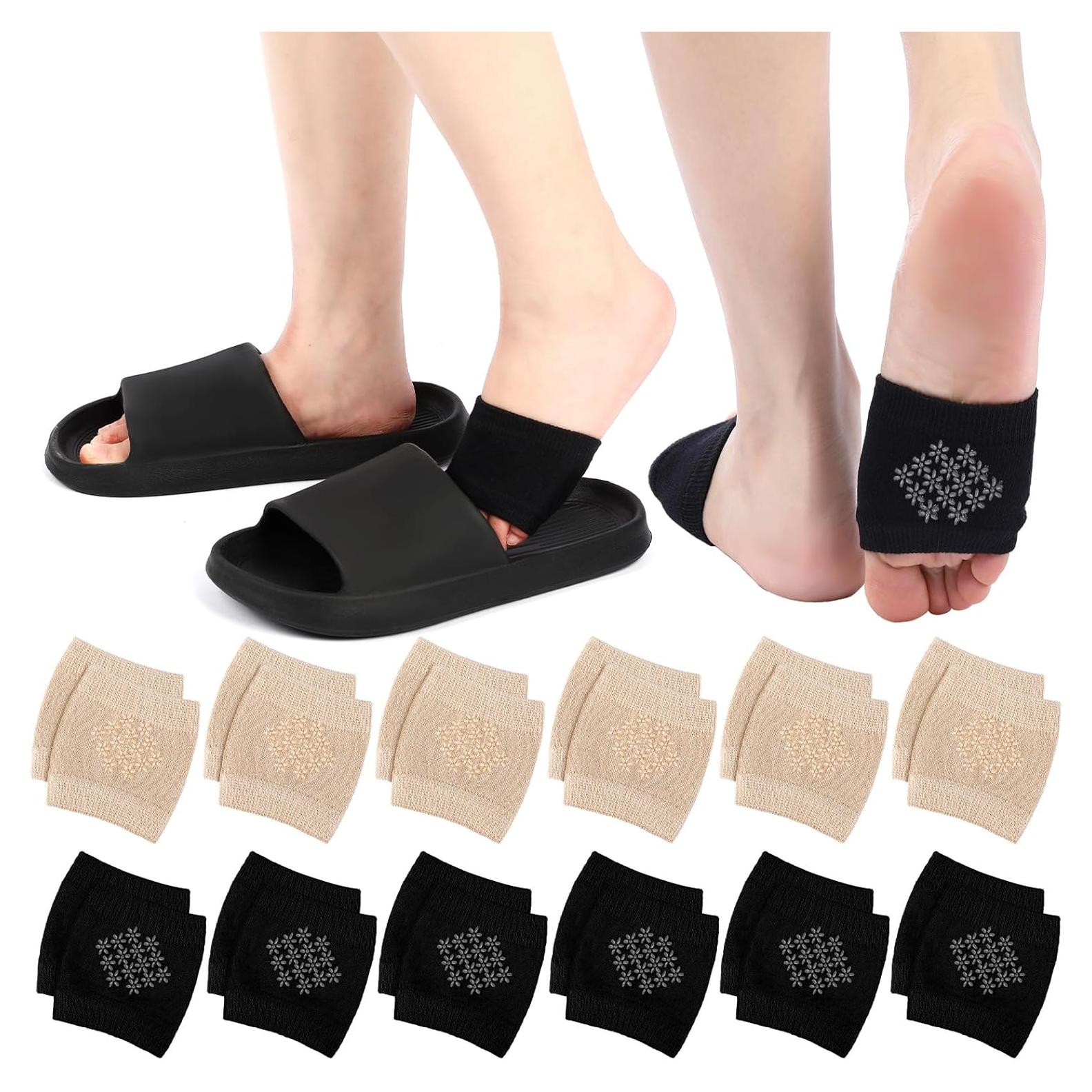 12 Pares de Calcetines Antideslizantes para Mujeres Cutecrop