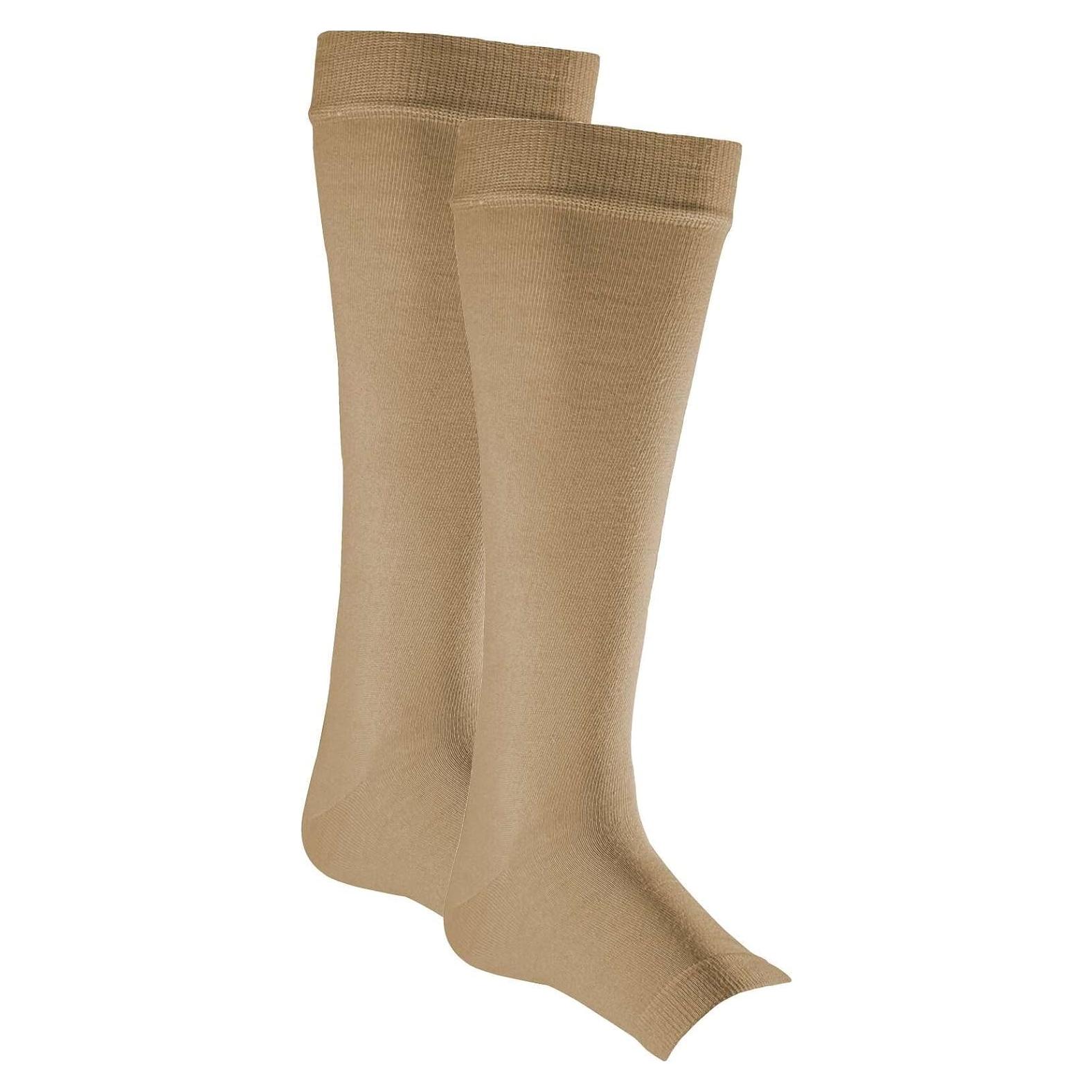 Mangas Protectores Kinship Comfort para Piernas - Beige - 1 Par