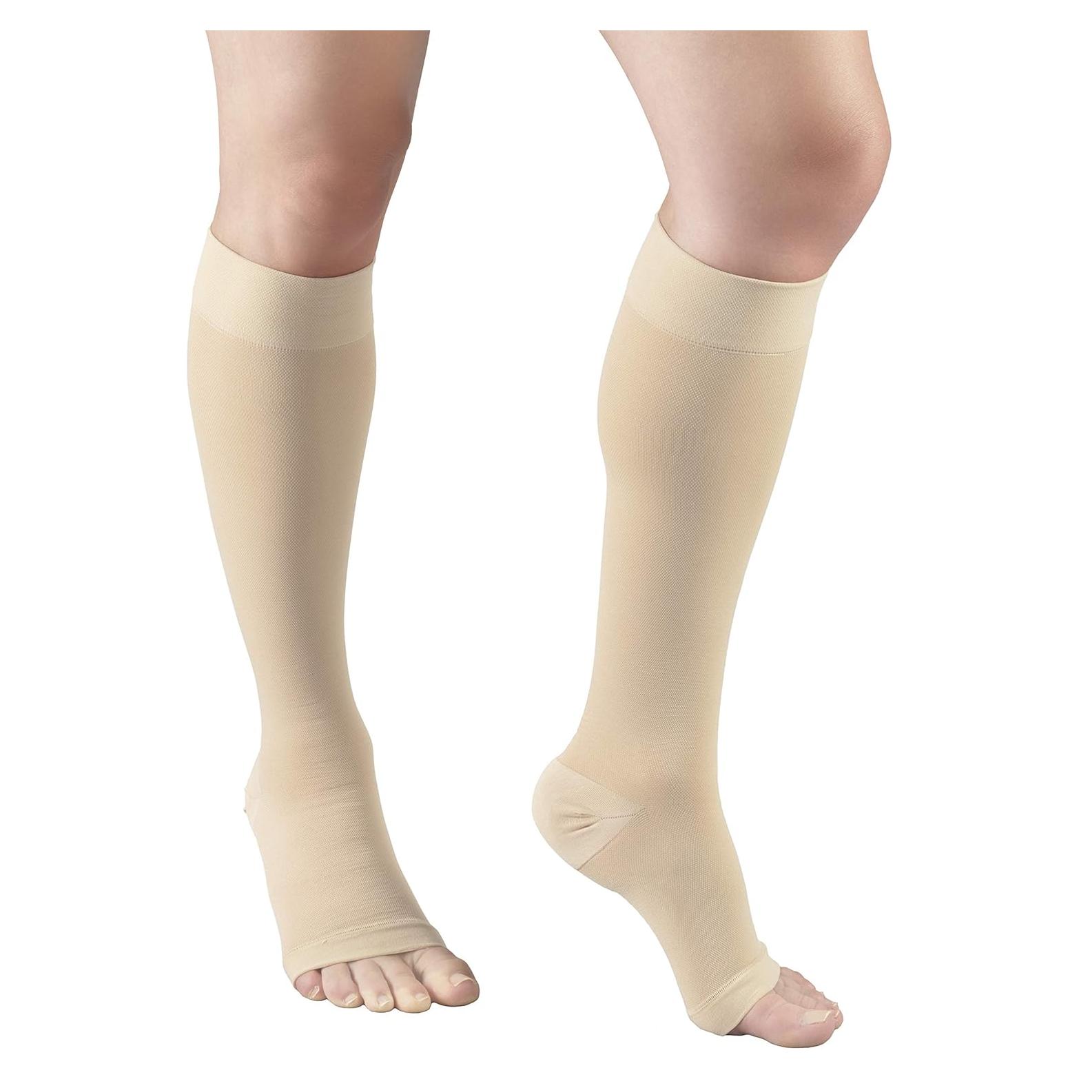 Medias de Compresión Microfibra Truform 20-30 mmHg Beige Grande