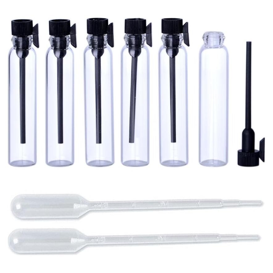 Frascos de Vidrio Vacíos Enslz 100Pcs 2ml para Perfume