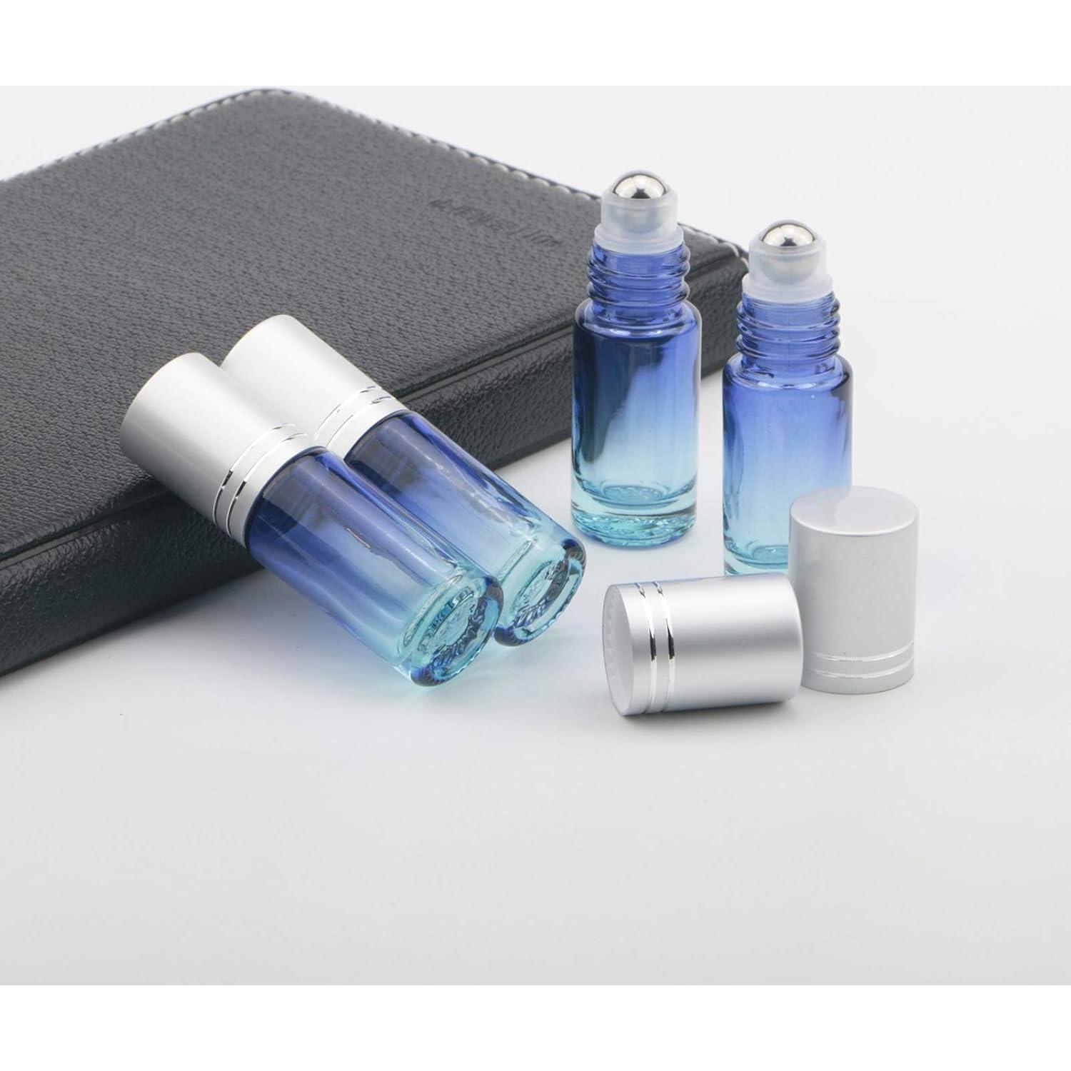 Botellas de Aceite Esencial Roller Kesell 10 Pack 5ml Vidrio