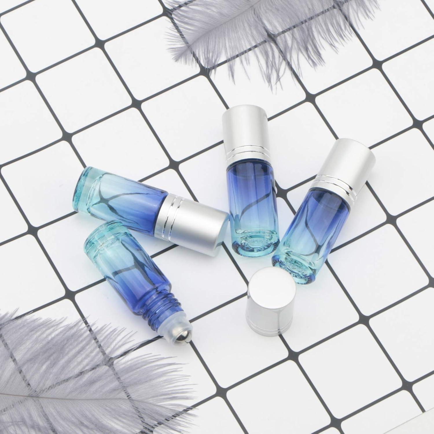 Botellas de Aceite Esencial Roller Kesell 10 Pack 5ml Vidrio