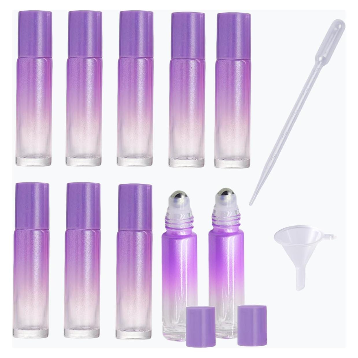 Set de 10 Botellas de Aceite Esencial Roll-on 10ml Rowcay