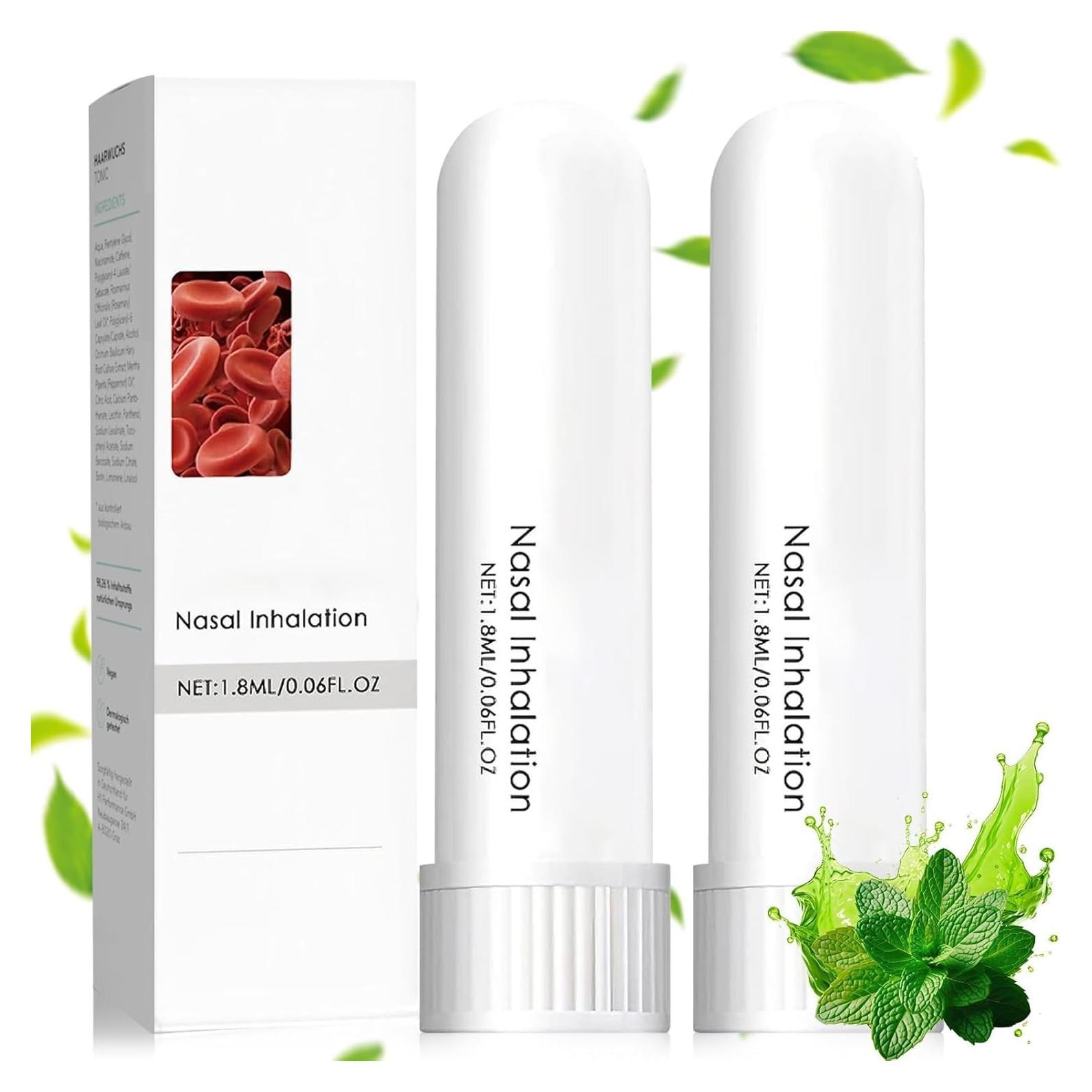 Inhalador Nasal Alzclipp 2 Piezas - Stick Portátil 1.8ml