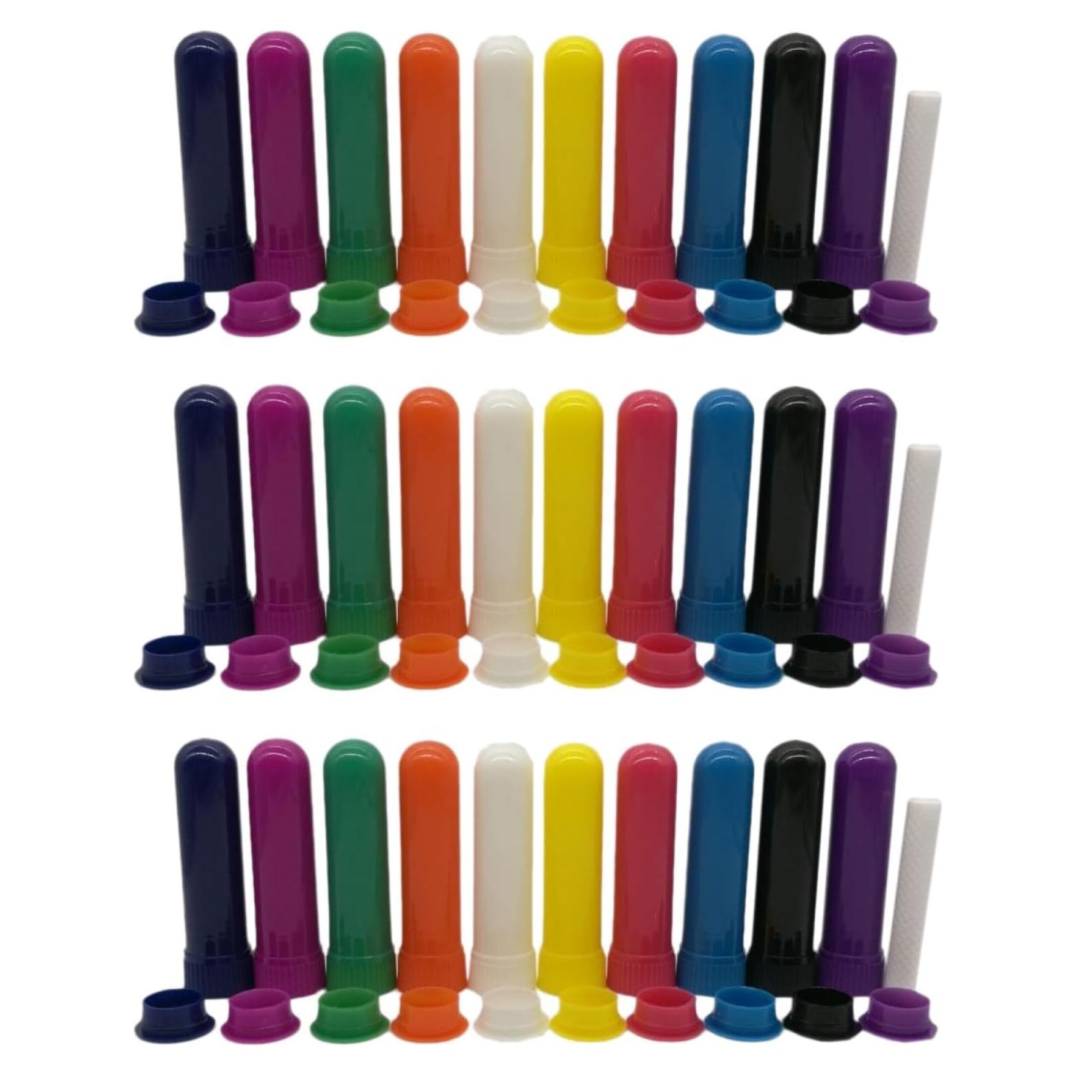 Inhaladores recargables Healifty 36 tubos vacíos para aceites