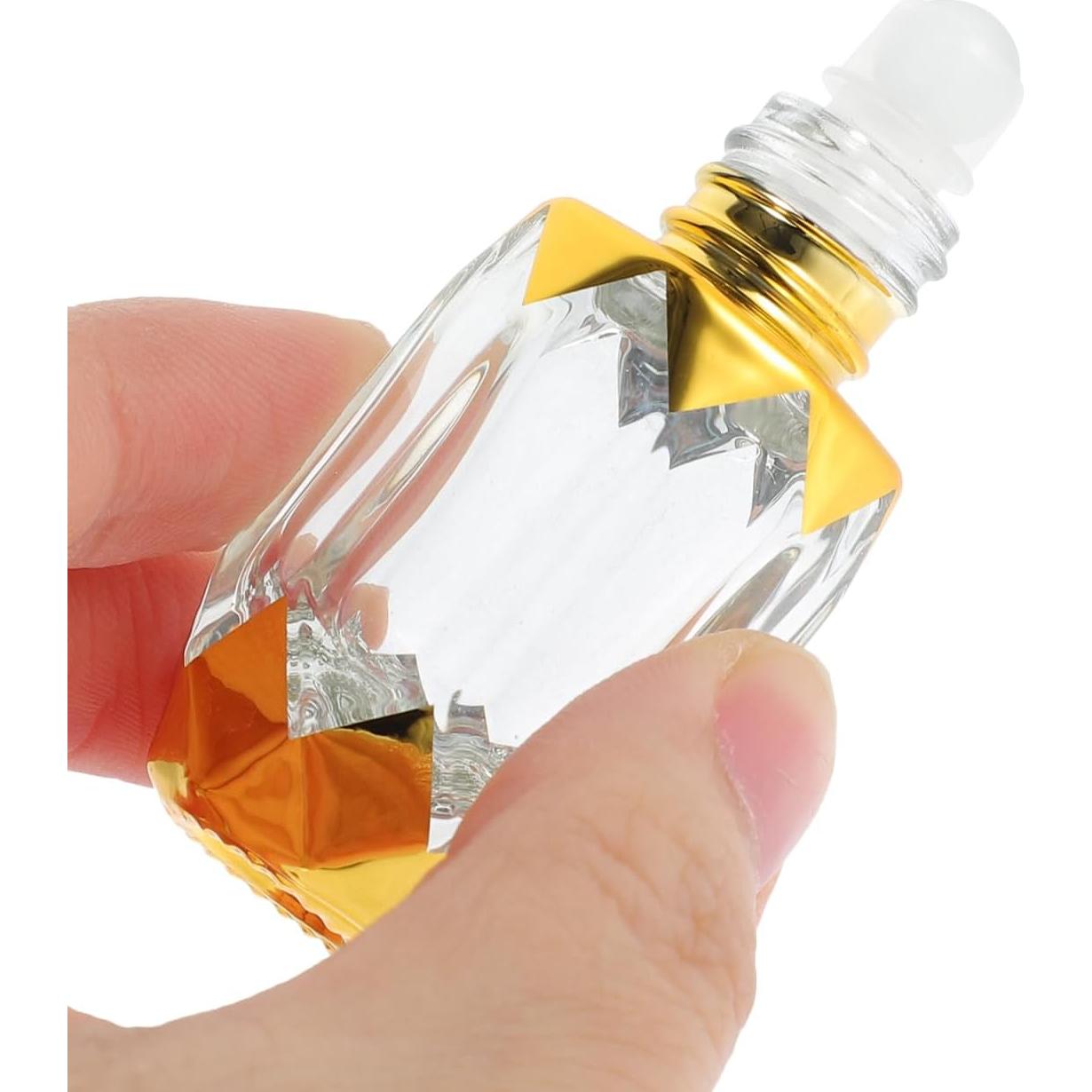 Set de 4 Botellas de Rodillo de Vidrio 6ml Healeved A Prueba de Fugas