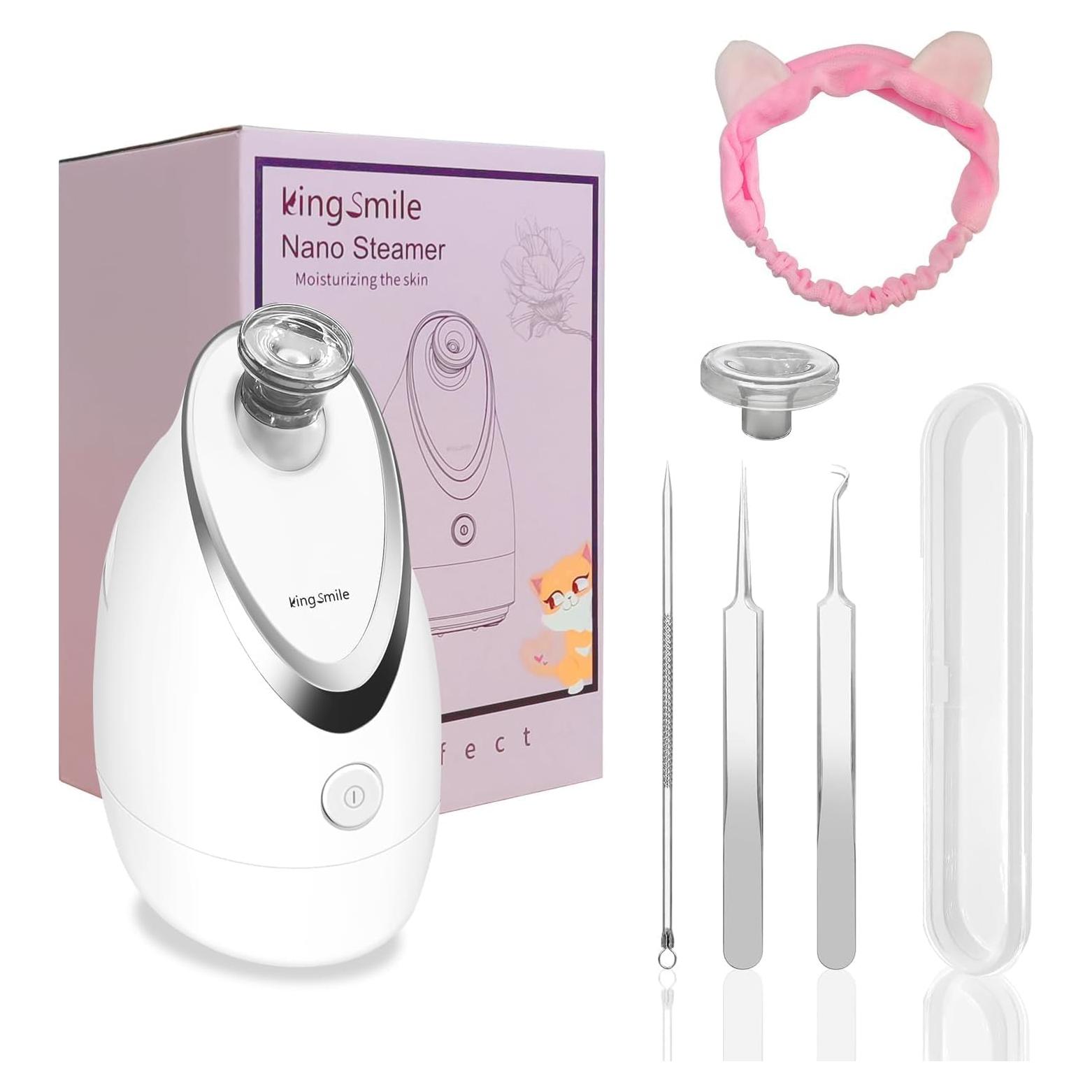 Vaporizador Facial Kingsmile 3 en 1 Compacto con Aromaterapia