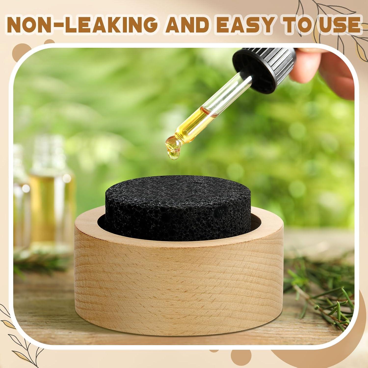 Difusor de Aceite Esencial Chunful 2 Pcs Roca Volcánica