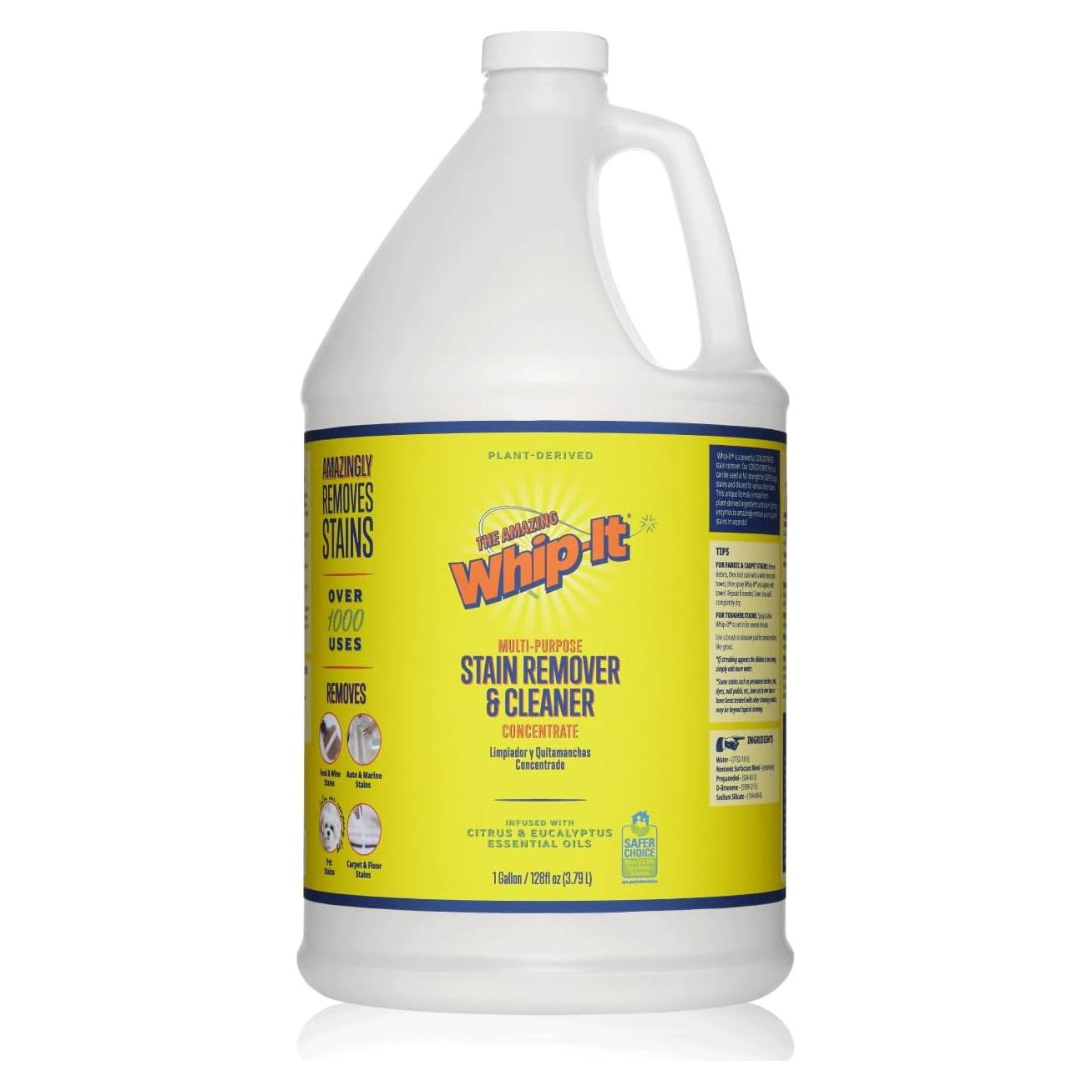 Limpiador Concentrado Whip It 3.78L - Quitamanchas Multiusos