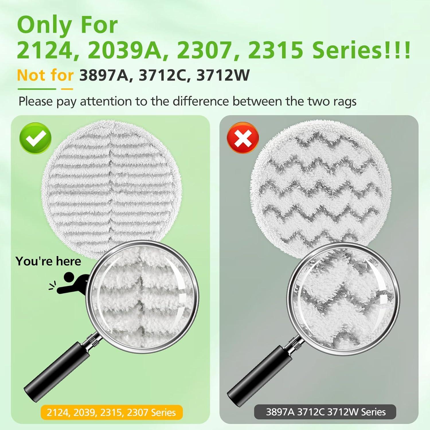 Almohadillas de Reemplazo Bissell Spinwave 2124 - 8 Piezas