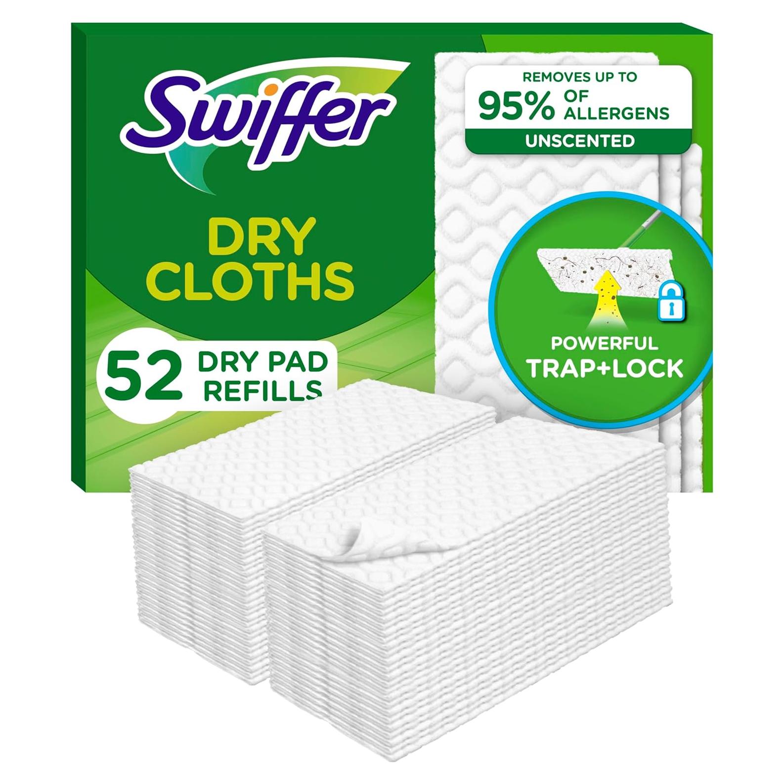 Recarga de Paños Secos Swiffer 52ct para Trapear Pisos