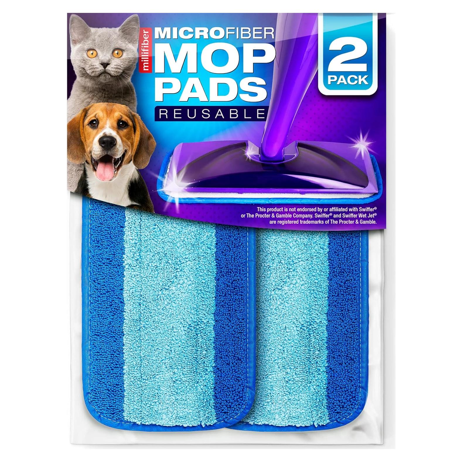 Paños de Mopa Reutilizables Millifiber para Swiffer WetJet - 2 Unidades