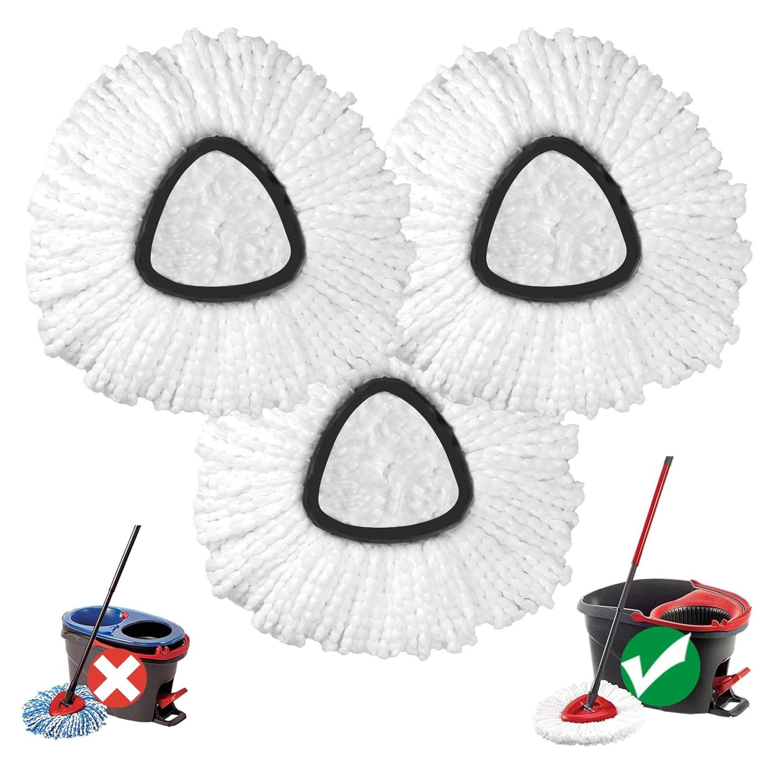 Cabezas de Mopa Giratoria Koolstuffs 3 Recambios Microfibra