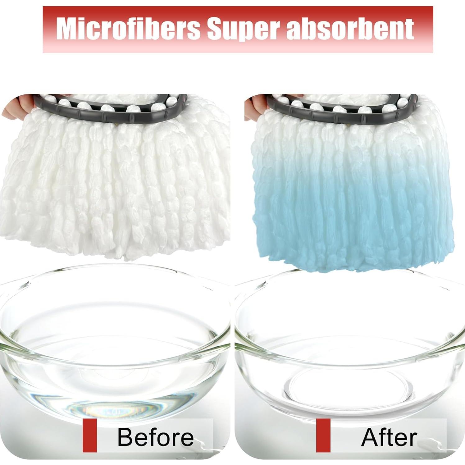 Cabezas de Mopa Giratoria Koolstuffs 3 Recambios Microfibra