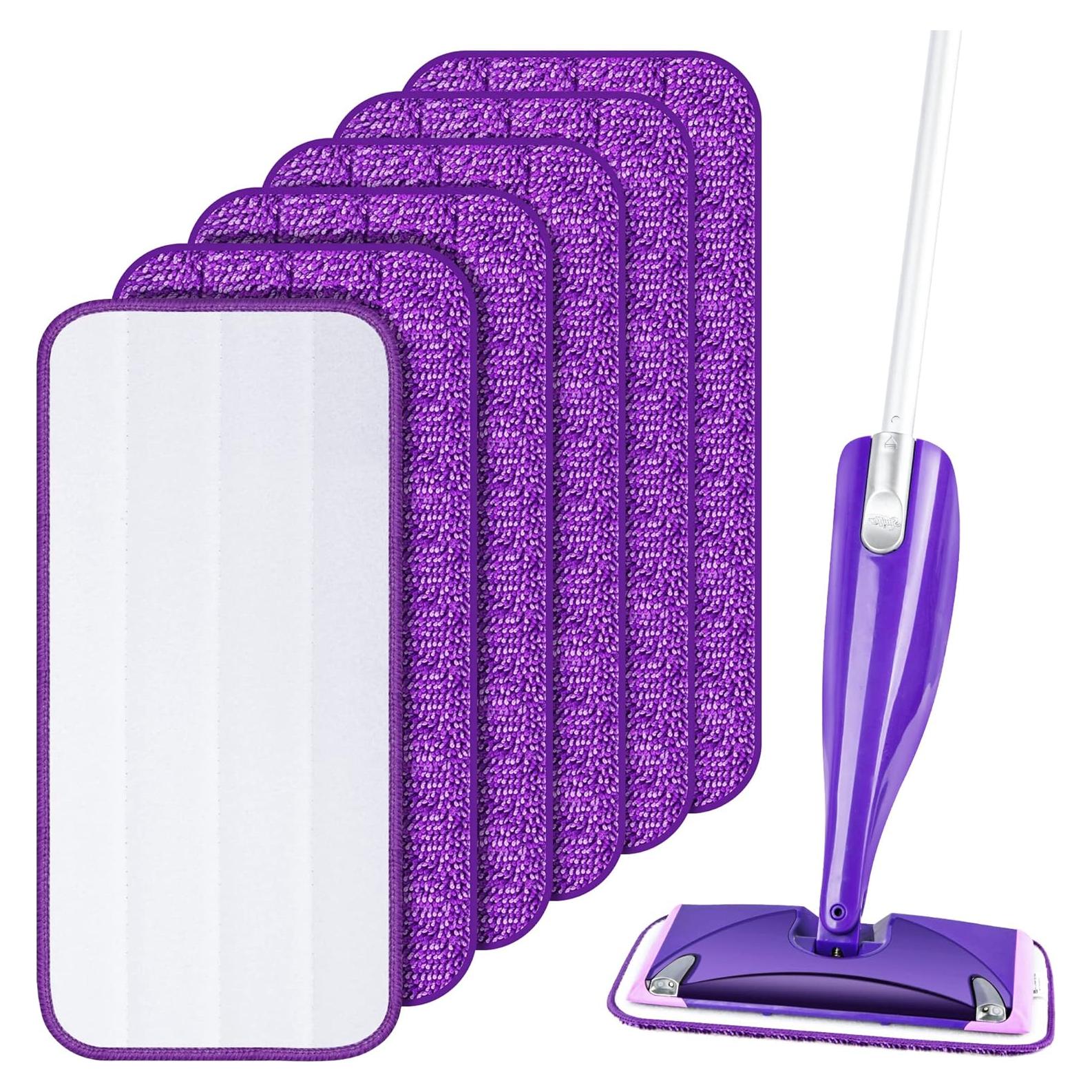 Almohadillas de Mopa Reutilizables UMAYCOOL para Swiffer WetJet - Paquete de 6