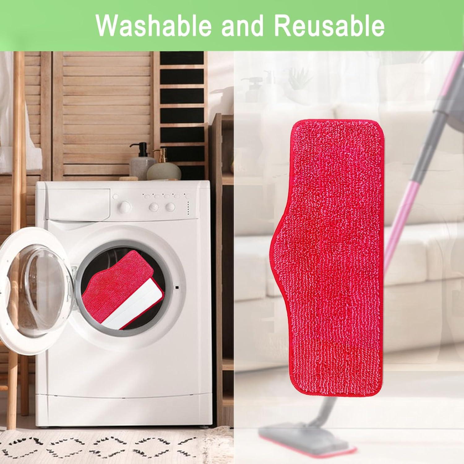 8 Almohadillas de Microfibra Reemplazo para Limpiador Schenley