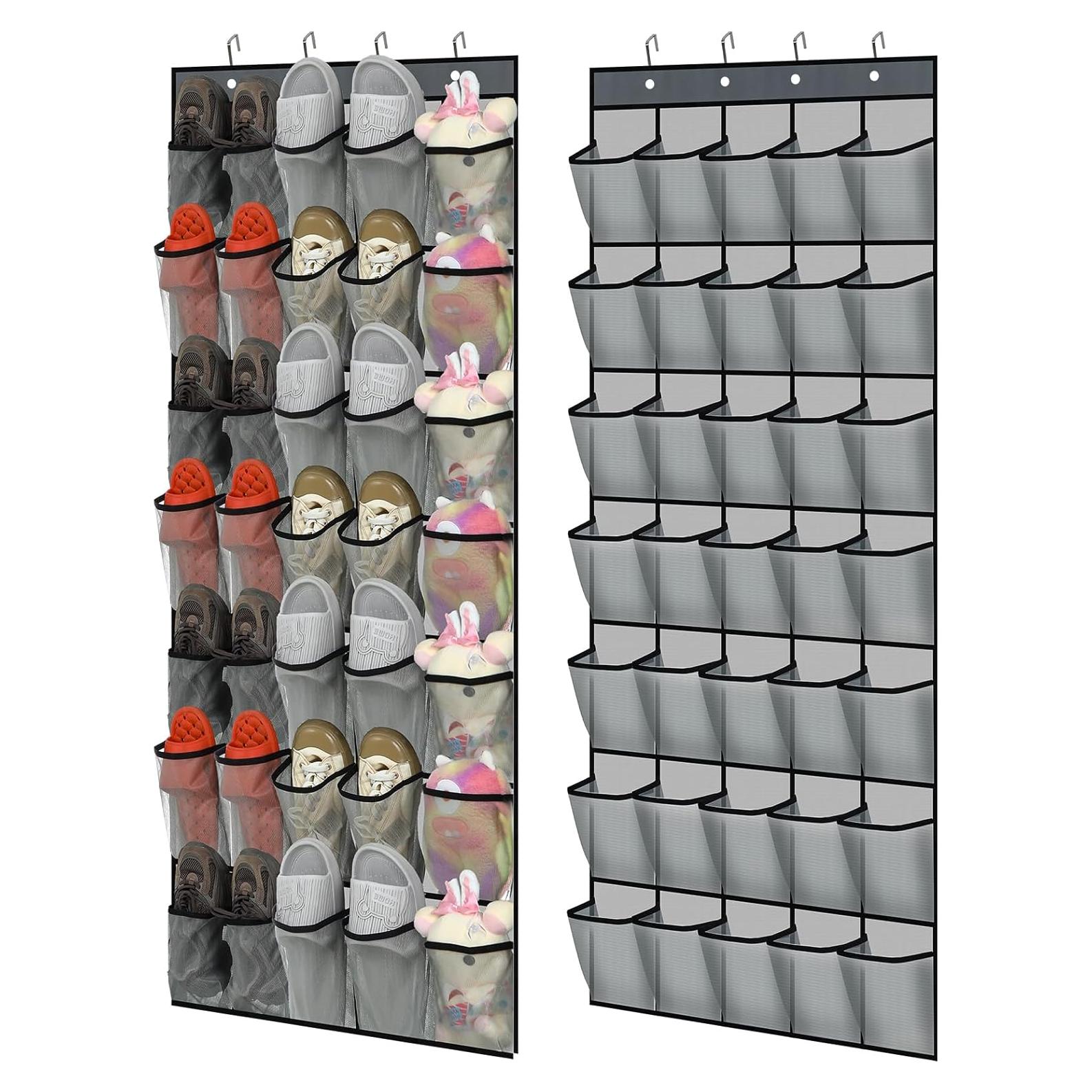 Organizador de Zapatos Windyun 2 Pcs 35 Bolsillos Malla