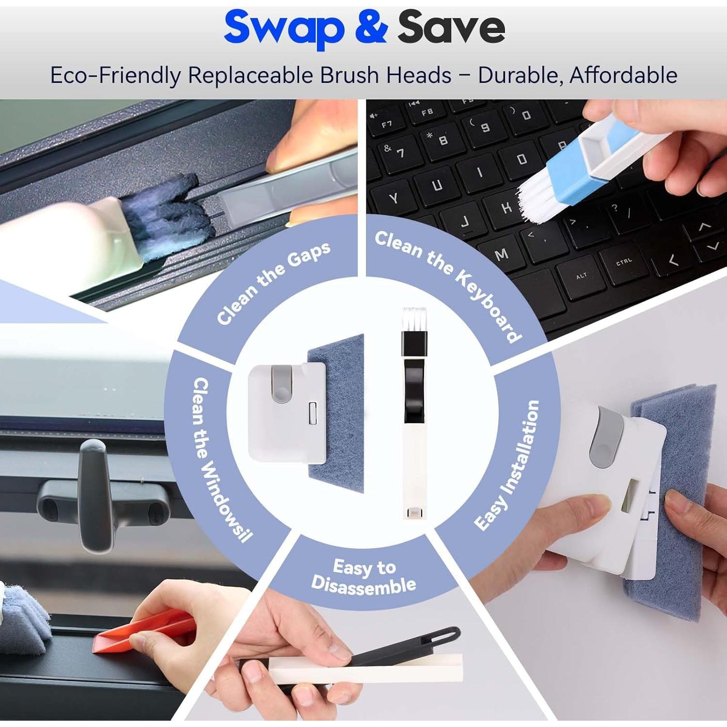 Juego de Herramientas de Limpieza Mudocp 14 PZS para Ventanas