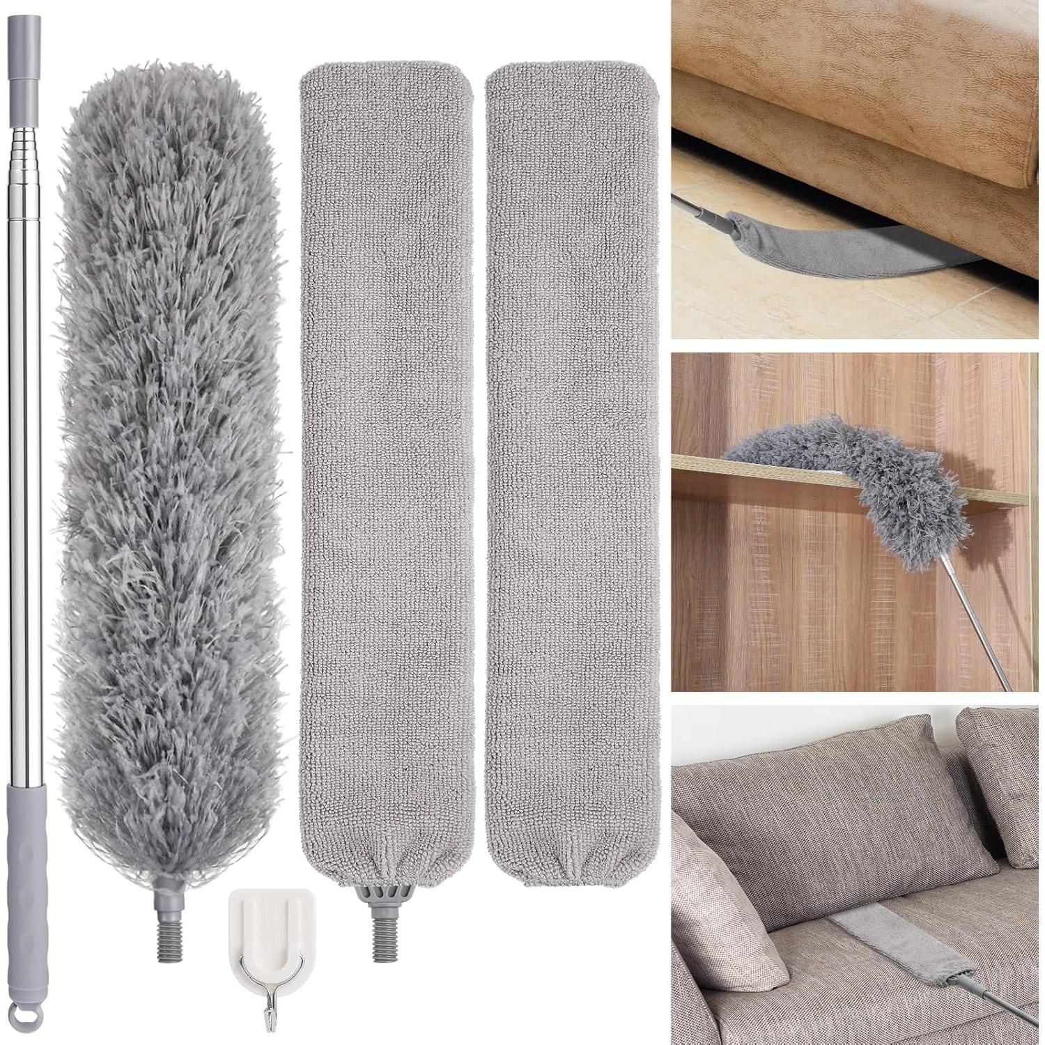 Juego de Plumero Retráctil Wlich 4 Piezas 30-100 Pulgadas