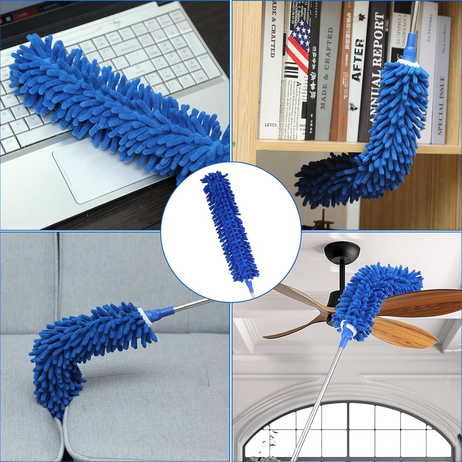 Set de Plumeros de Microfibra ZZ LAZYCOTTAGE 10 Pcs Extensibles