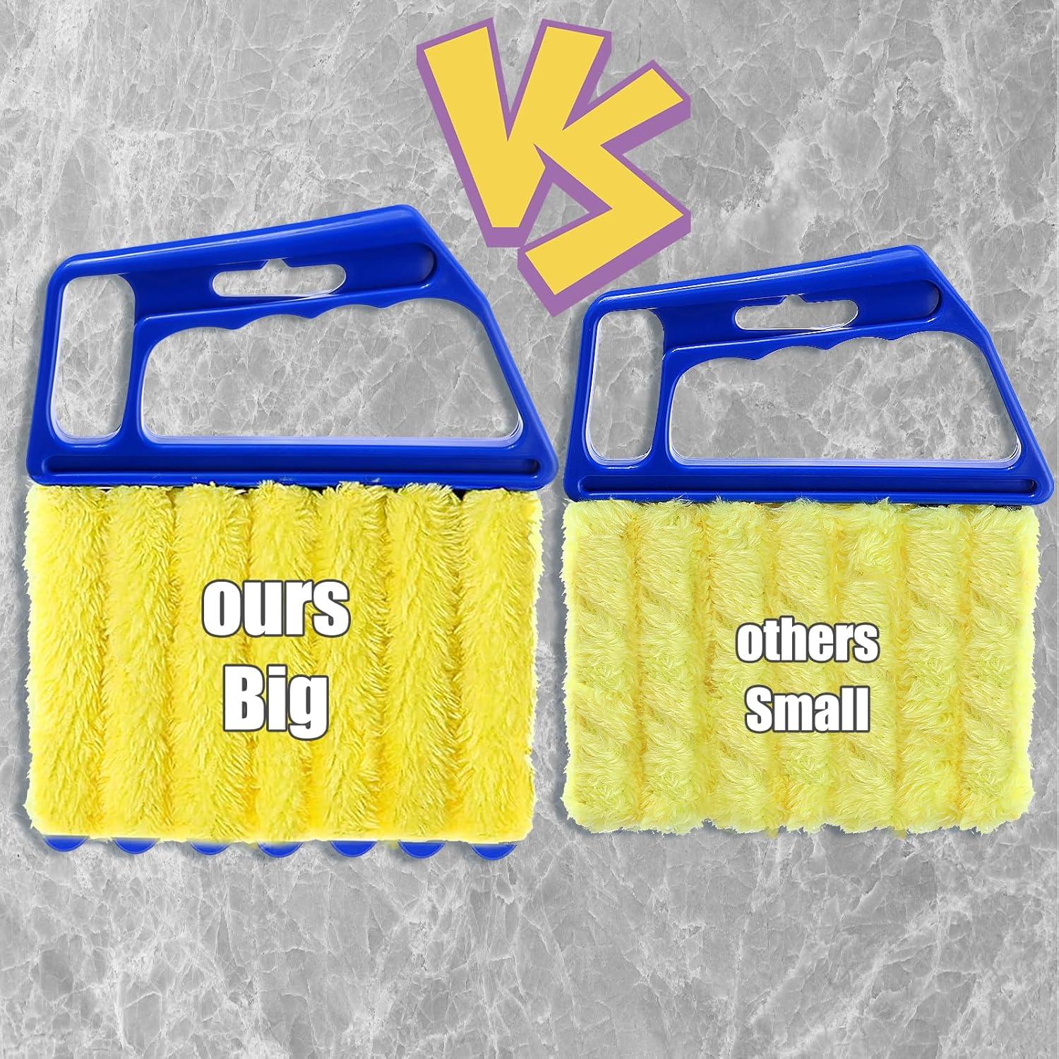 Cepillo de Limpieza de Persianas Vodolo con 6 Cabezas Intercambiables