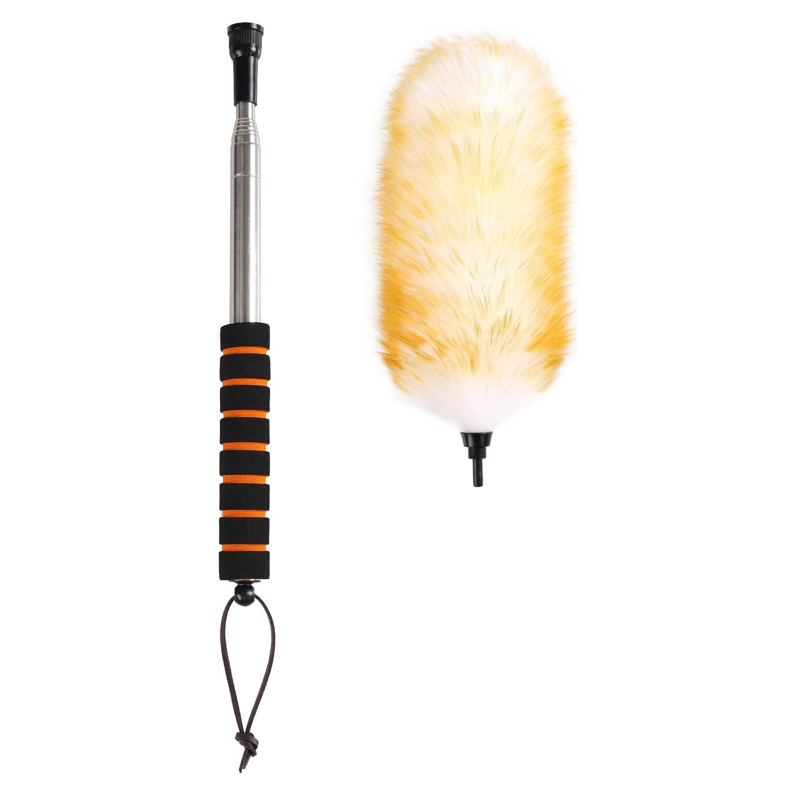 Plumero de lana Daieeparty con palo extensible 63.5-162.6 cm