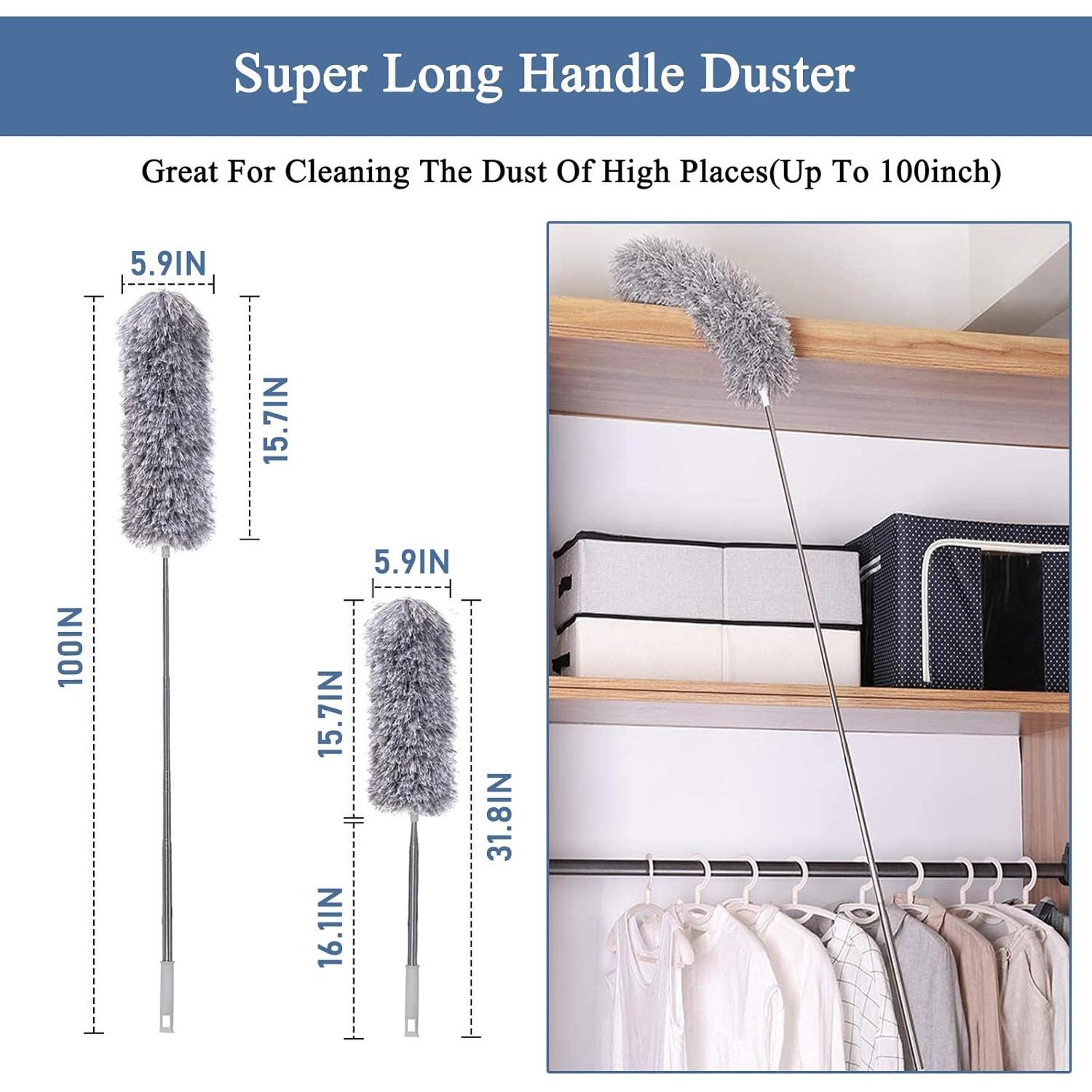 Plumero de Microfibra MIZIKUSON 254 cm Extensible Flexible