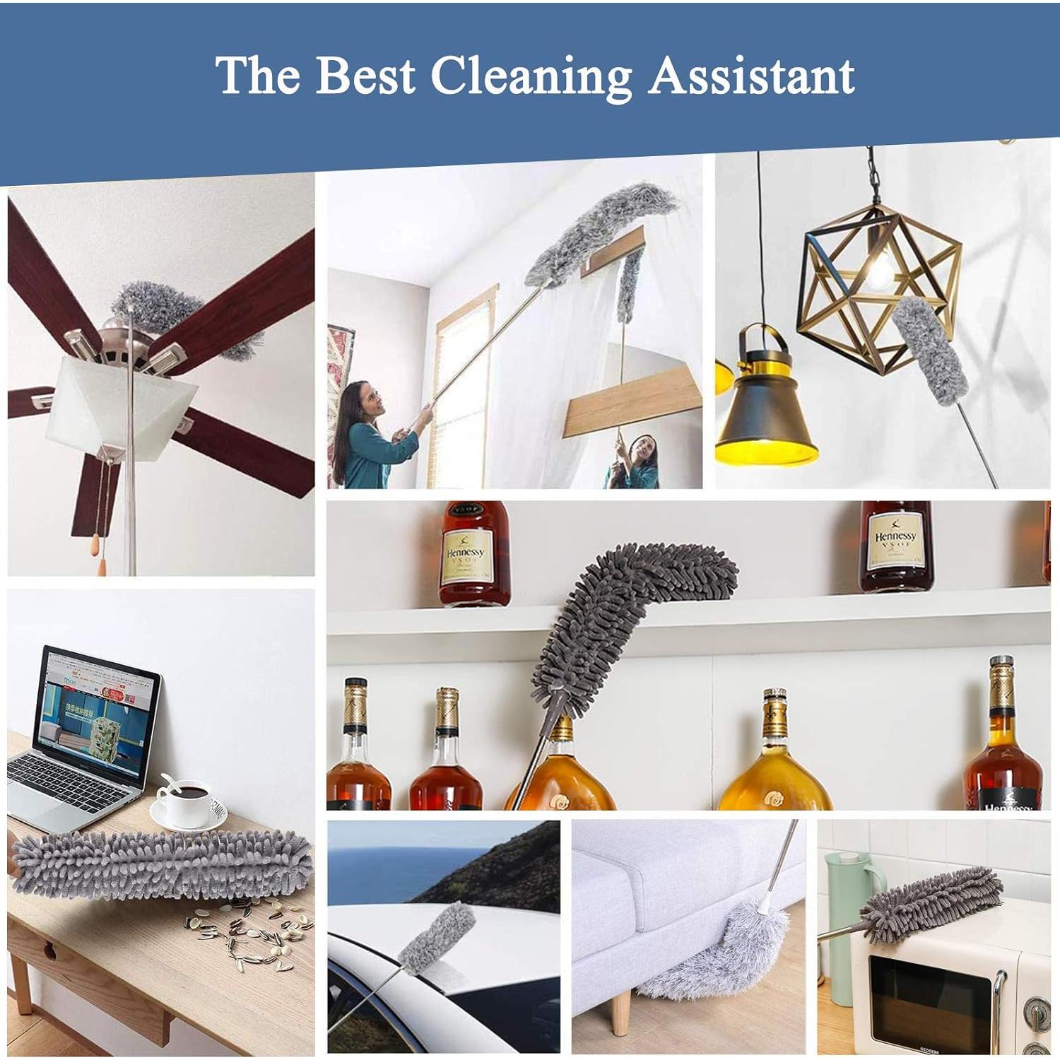 Plumero de Microfibra MIZIKUSON 254 cm Extensible Flexible