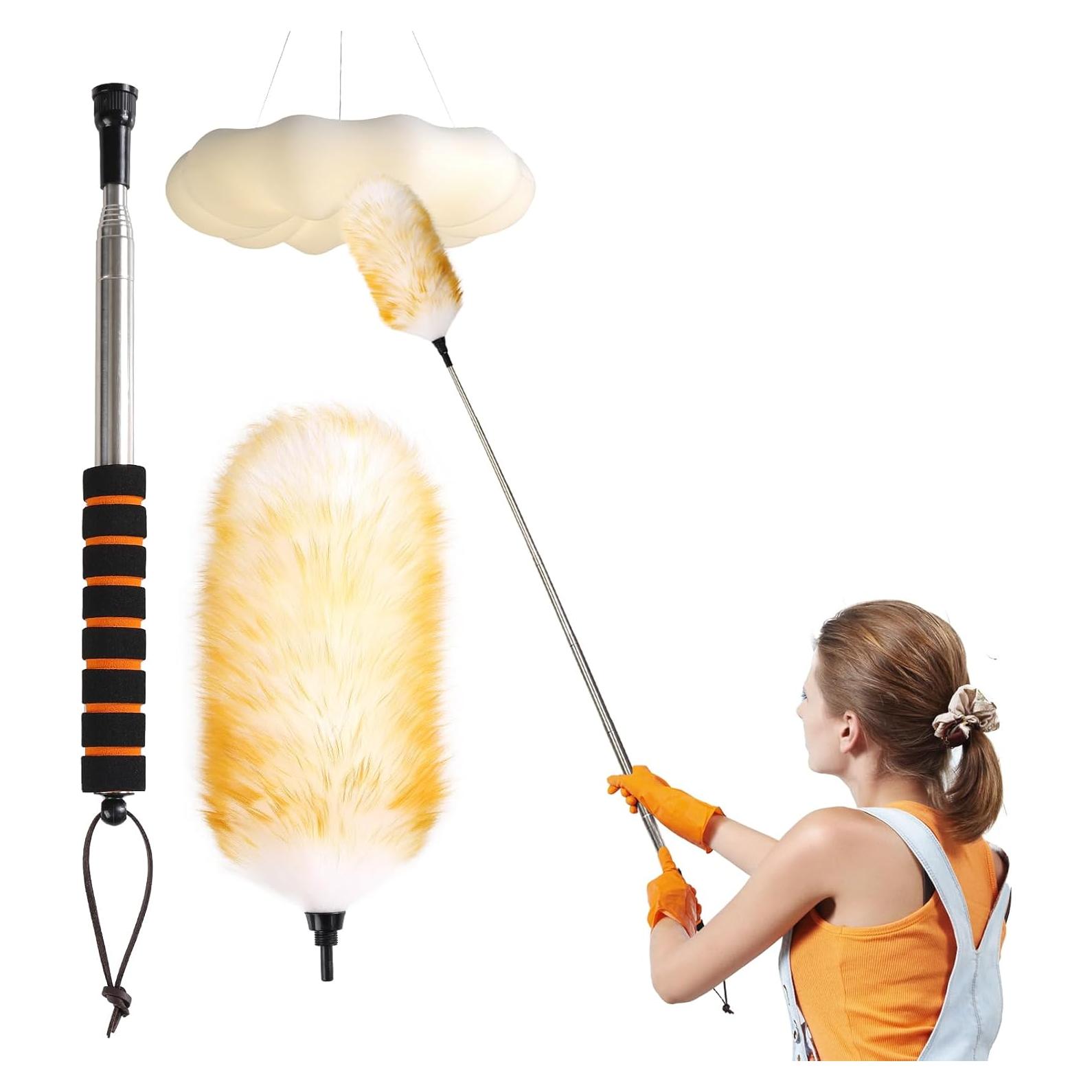 Plumero Extensible de Lana de Cordero MAOFENG 63.5-162.6 cm