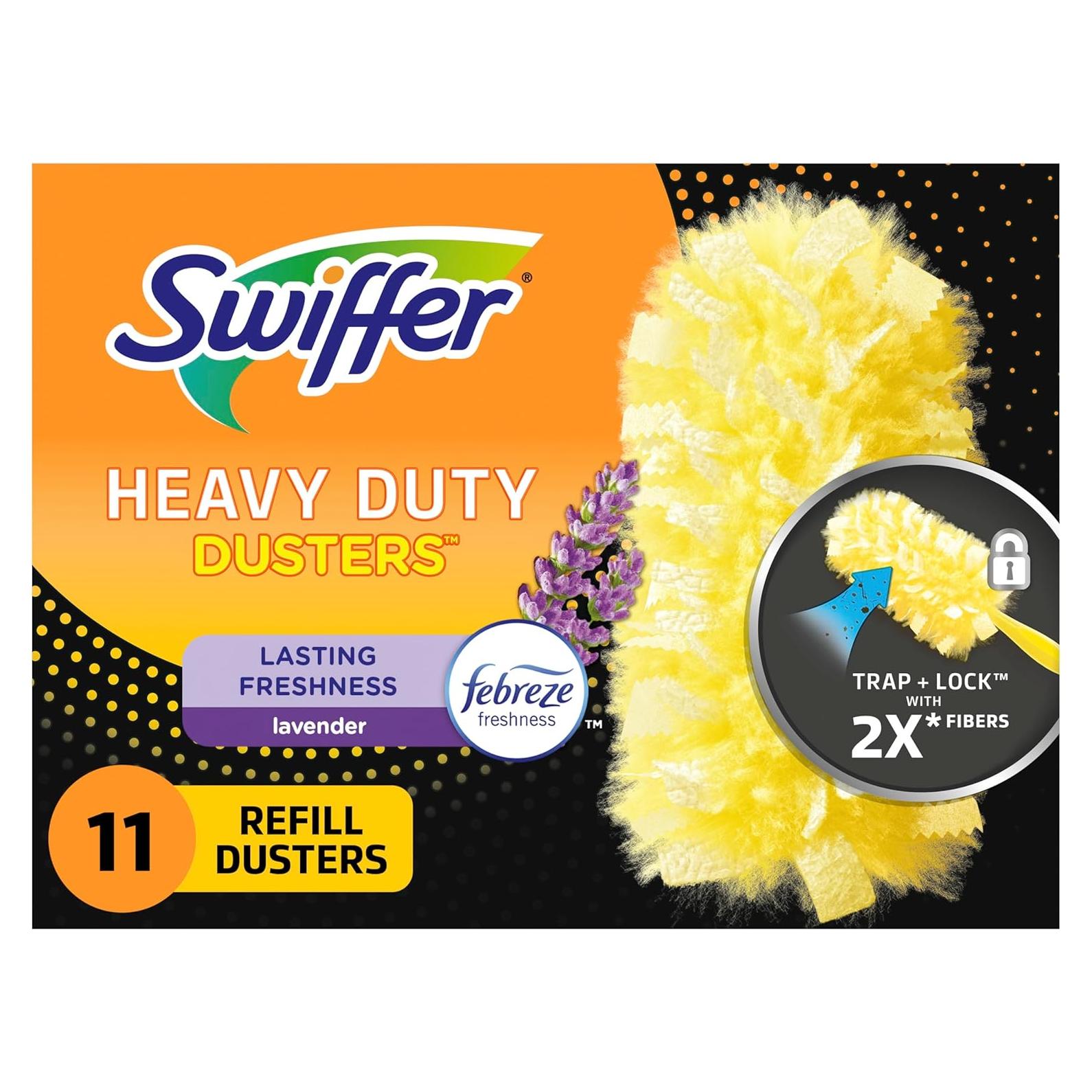 Recarga Swiffer Dusters Heavy Duty 11 Unidades Lavanda