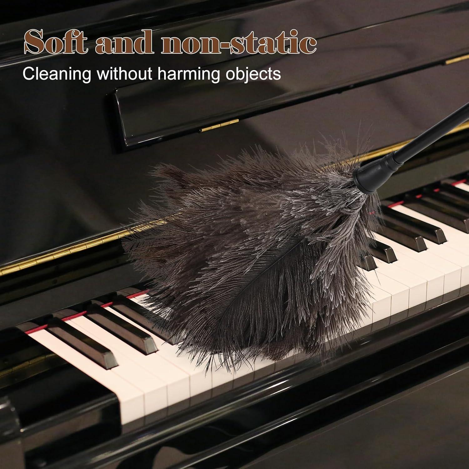 Plumero de Avestruz Daieeparty 37.8 cm Natural 1 pieza