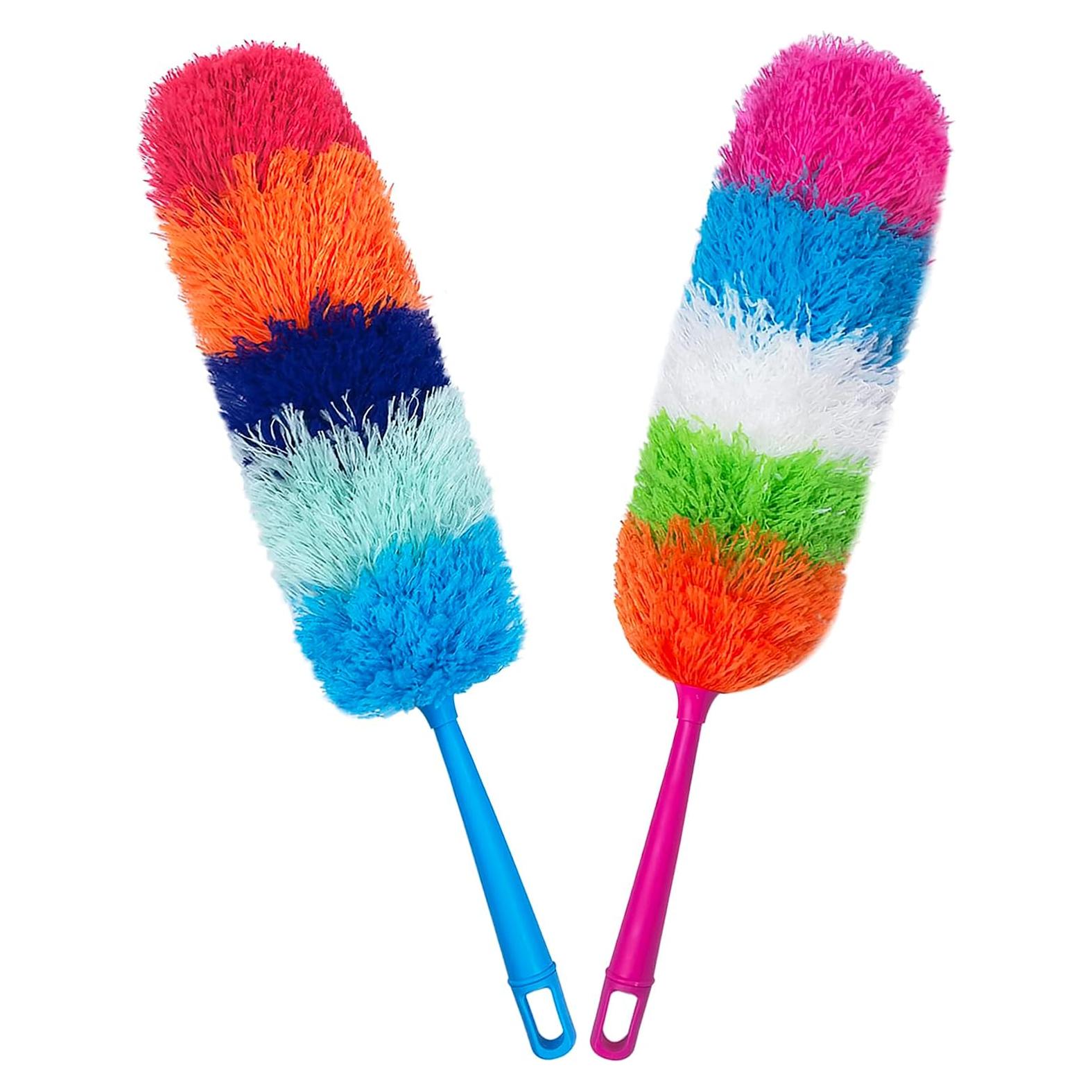 Paquete de 2 Plumeros de Microfibra HDongany 55.88 cm Lavables