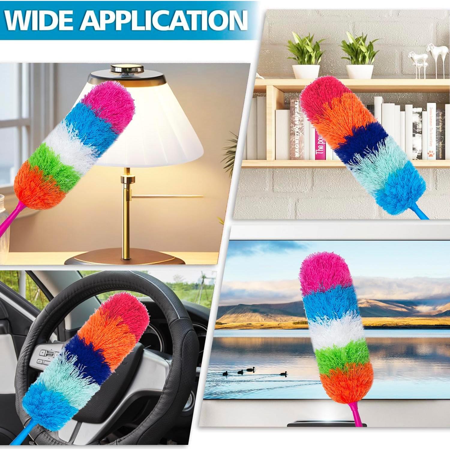 Paquete de 2 Plumeros de Microfibra HDongany 55.88 cm Lavables