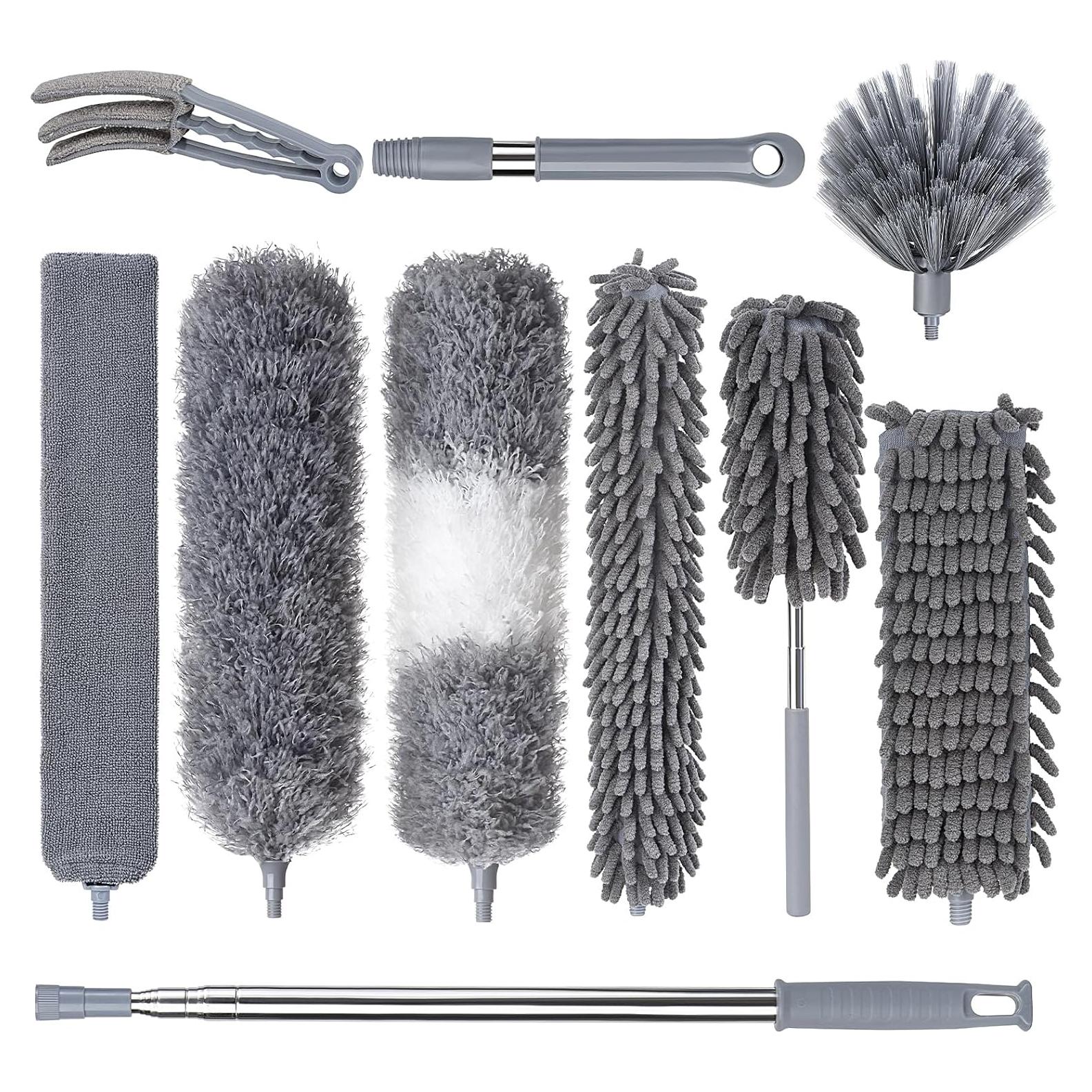 Juego de Plumeros Xincusdiva 10PCS Extensibles y Lavables