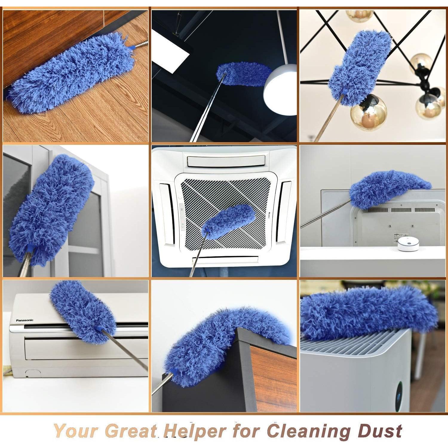 Plumero Extensible Sbrong 76-254 cm Microfibra Azul