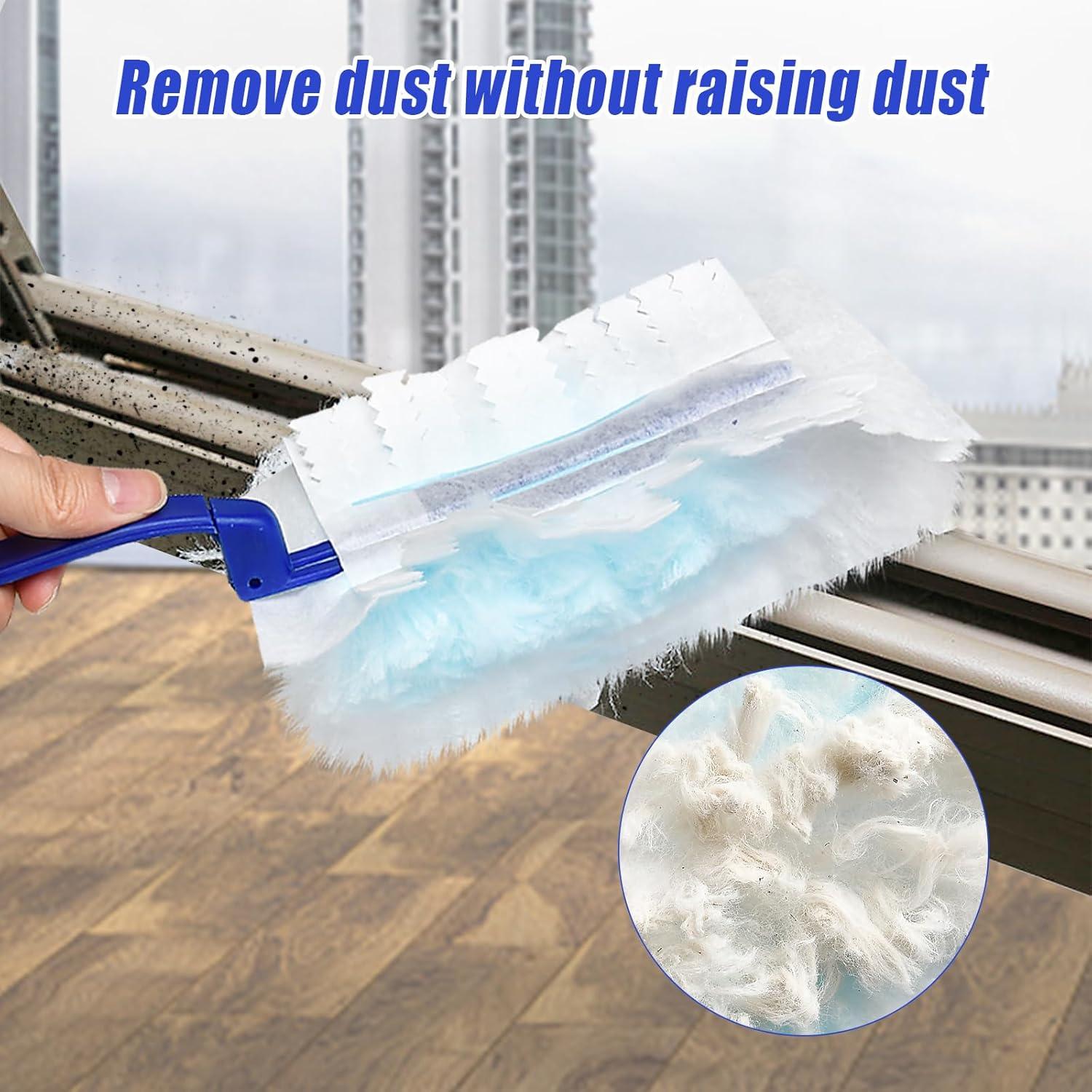 Recargas de Plumero Desechables Elesunory 100 Pcs Azul