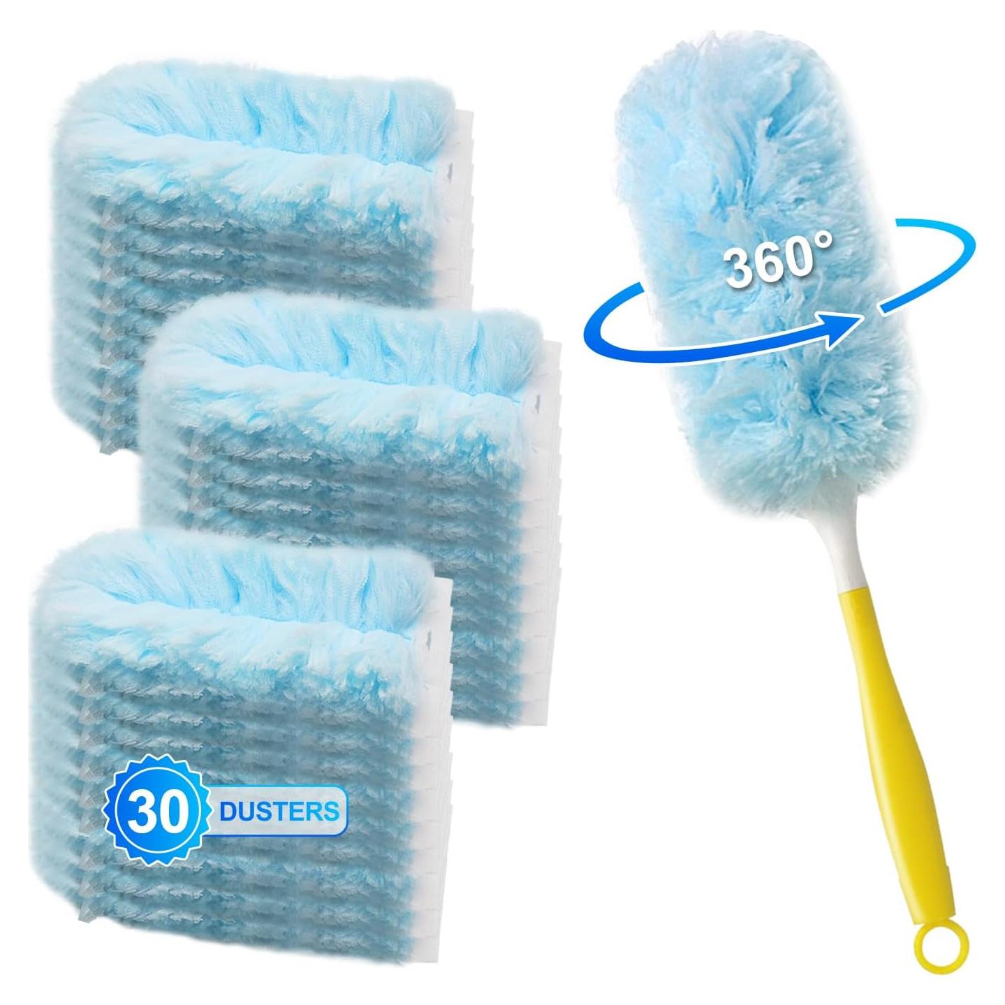 Kit de Plumeros Desechables Gkweres 30 Recargas + Mango