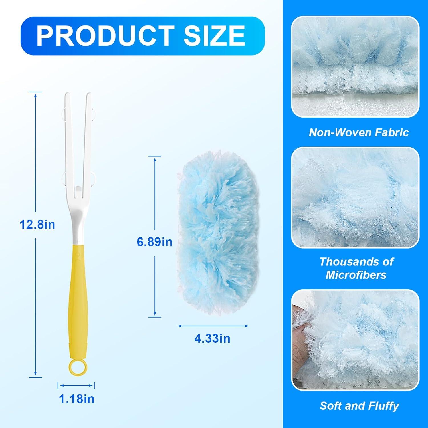 Kit de Plumeros Desechables Gkweres 30 Recargas + Mango