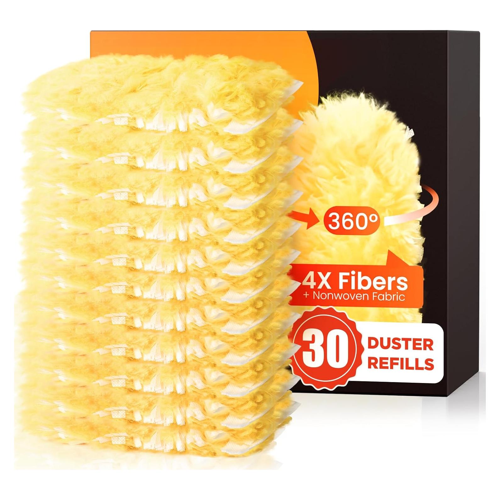 Recargas Duster 30 Piezas Rekopi Amarillo Microfibra 360°