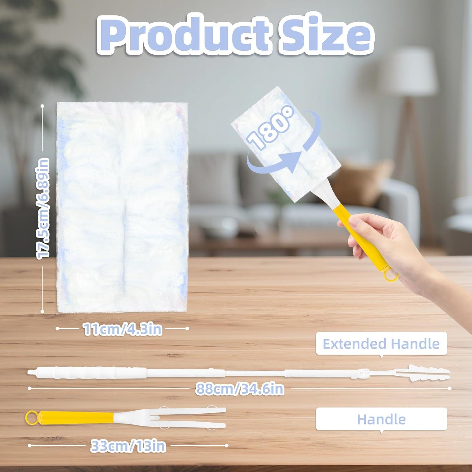 Recargas de Plumero Desechables Nicemiya 50 Piezas + Mangos