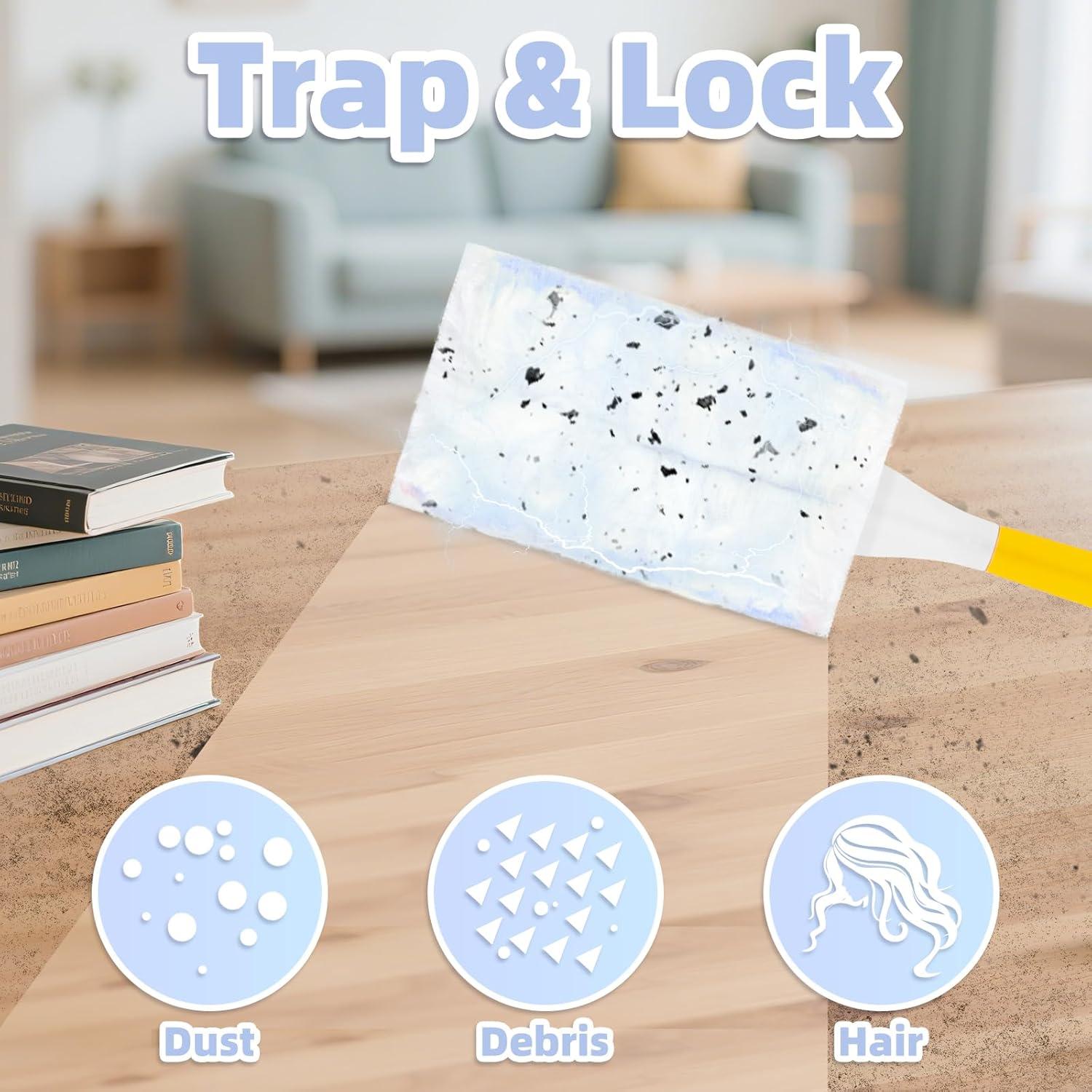 Recargas de Plumero Desechables Nicemiya 50 Piezas + Mangos