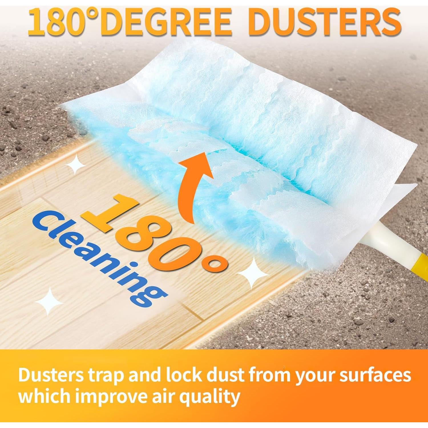 60 Recargas Plumero Electrostático Senowi Microfibra 0.68kg